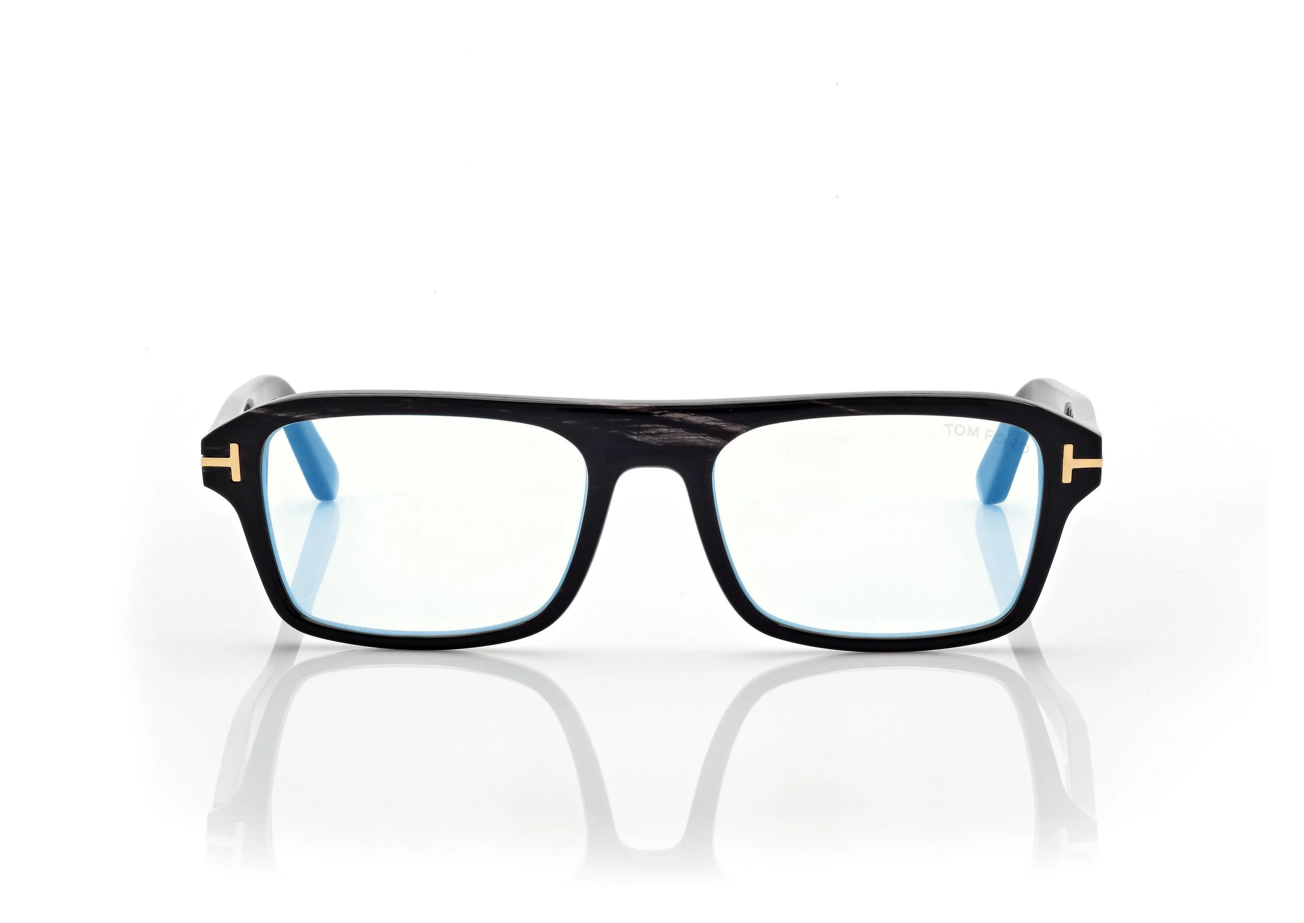 HORN RECTANGULAR BLUE BLOCK OPTICALS - 1
