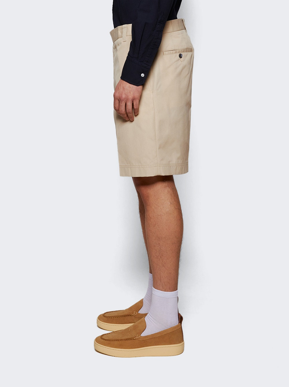 Typewriter Cloth Utility Chino Shorts Khaki - 3