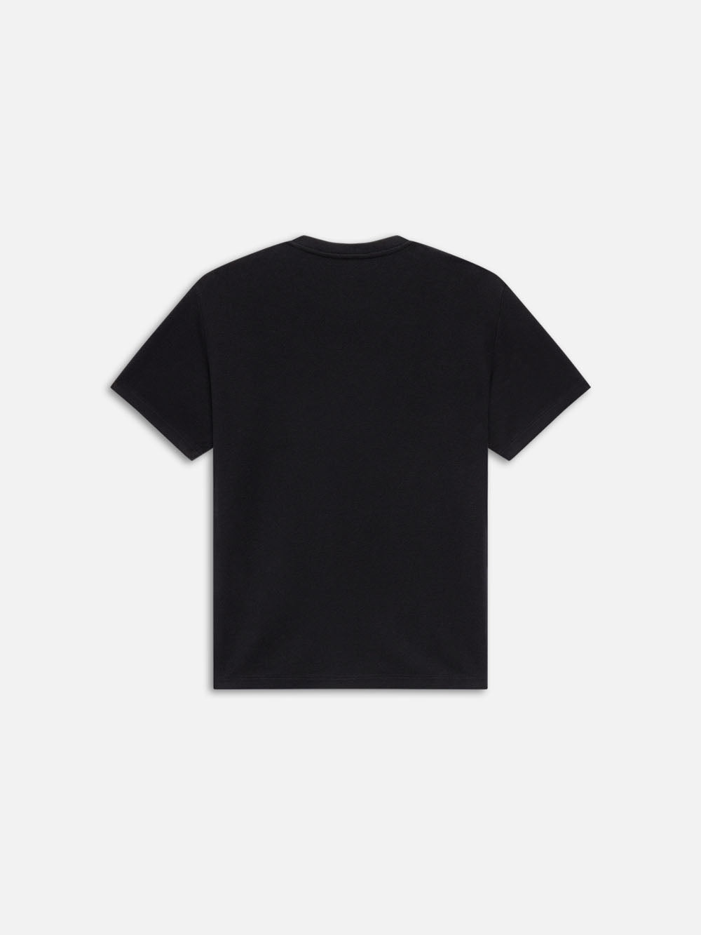 Jacquard Relaxed Tee in Black - 3