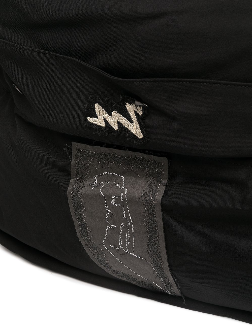 logo-patch messenger bag - 4