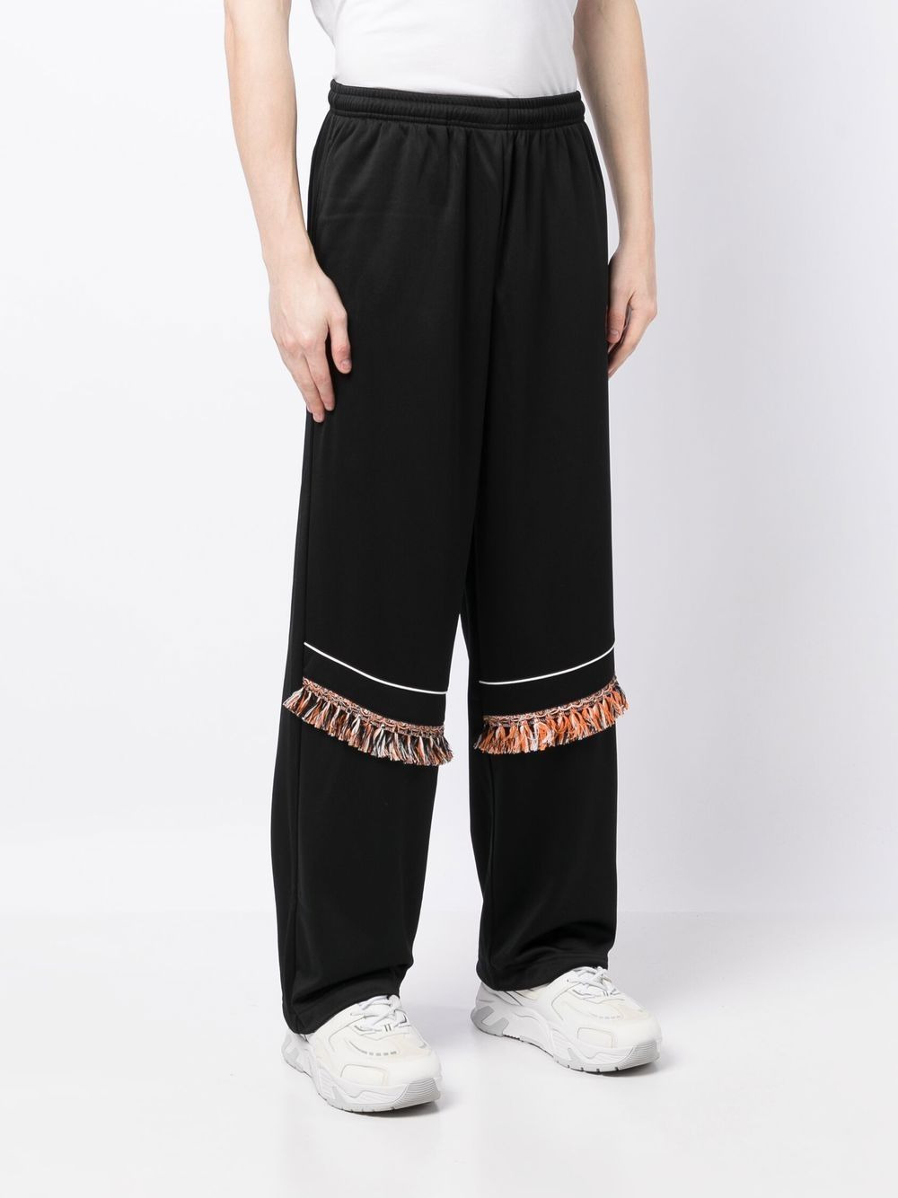 fringe-detailing track pants - 3