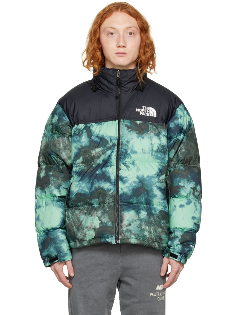 Green 1996 Retro Nuptse Down Jacket - 1