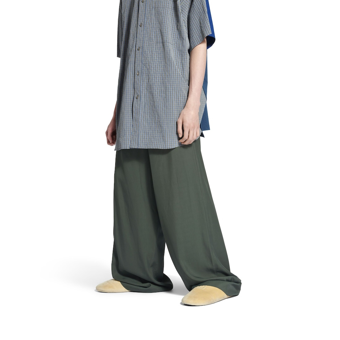 Men's Tailored Tracksuit Pants in Khaki - 5