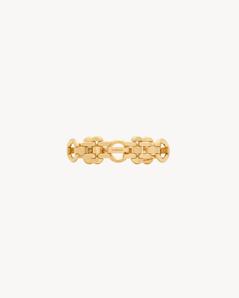 SAINT LAURENT ARABESQUE CHAIN BRACELET IN METAL outlook