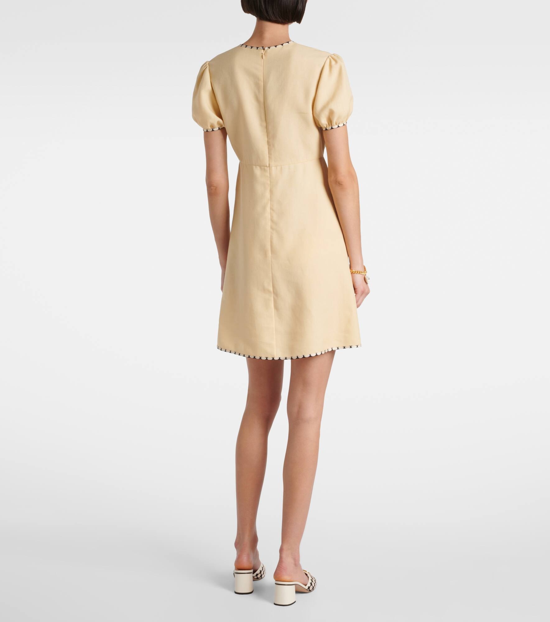 Floral embroidered minidress - 3