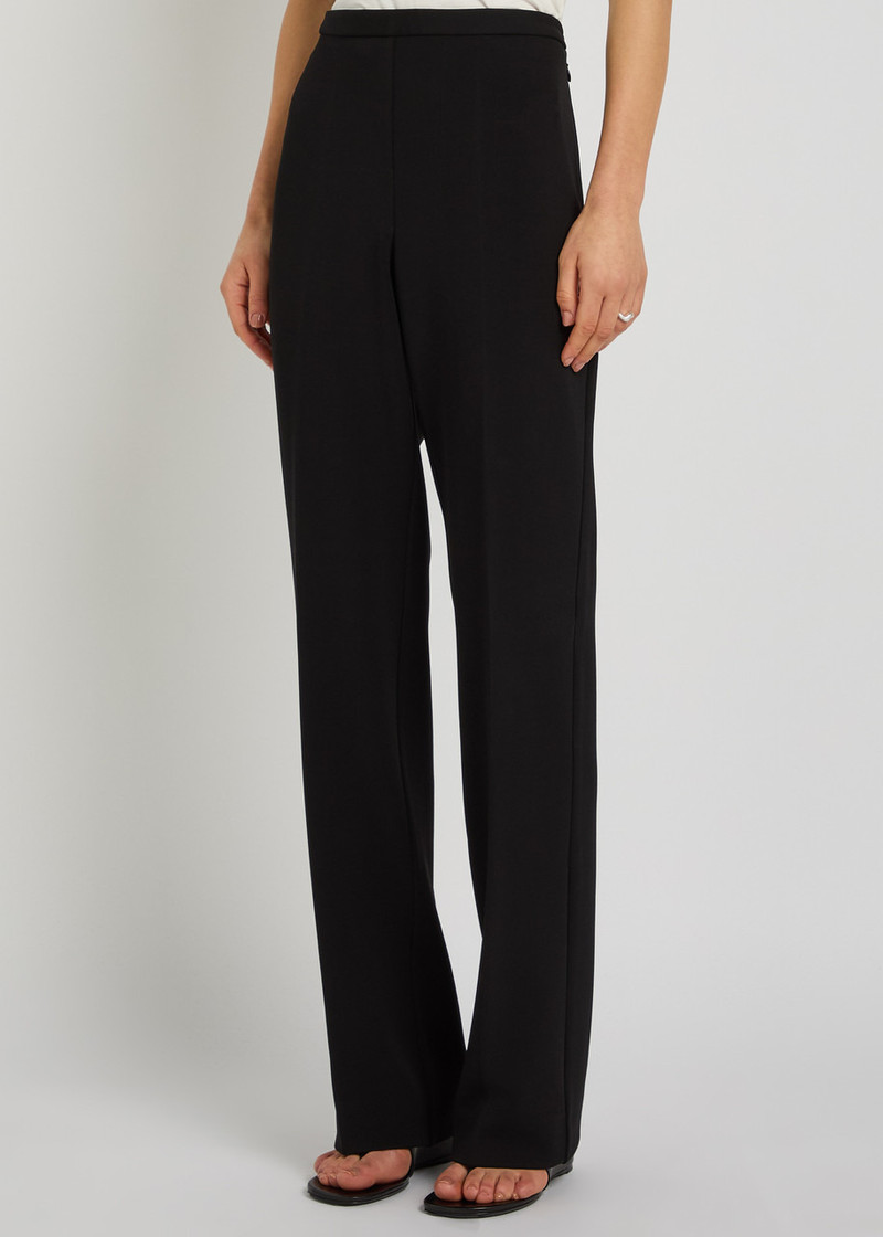 Another Tomorrow Another Tomorrow Straight-leg Jersey Trousers outlook