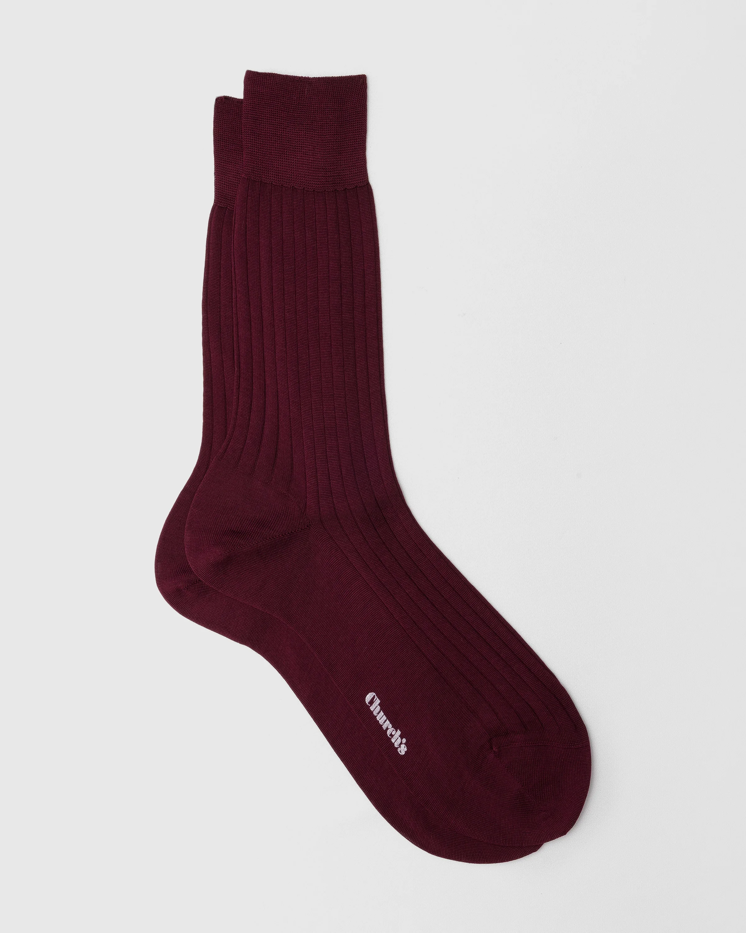 Ribbed cotton socks - 1