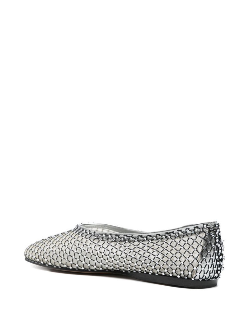 mesh-embellished ballet flats 3
