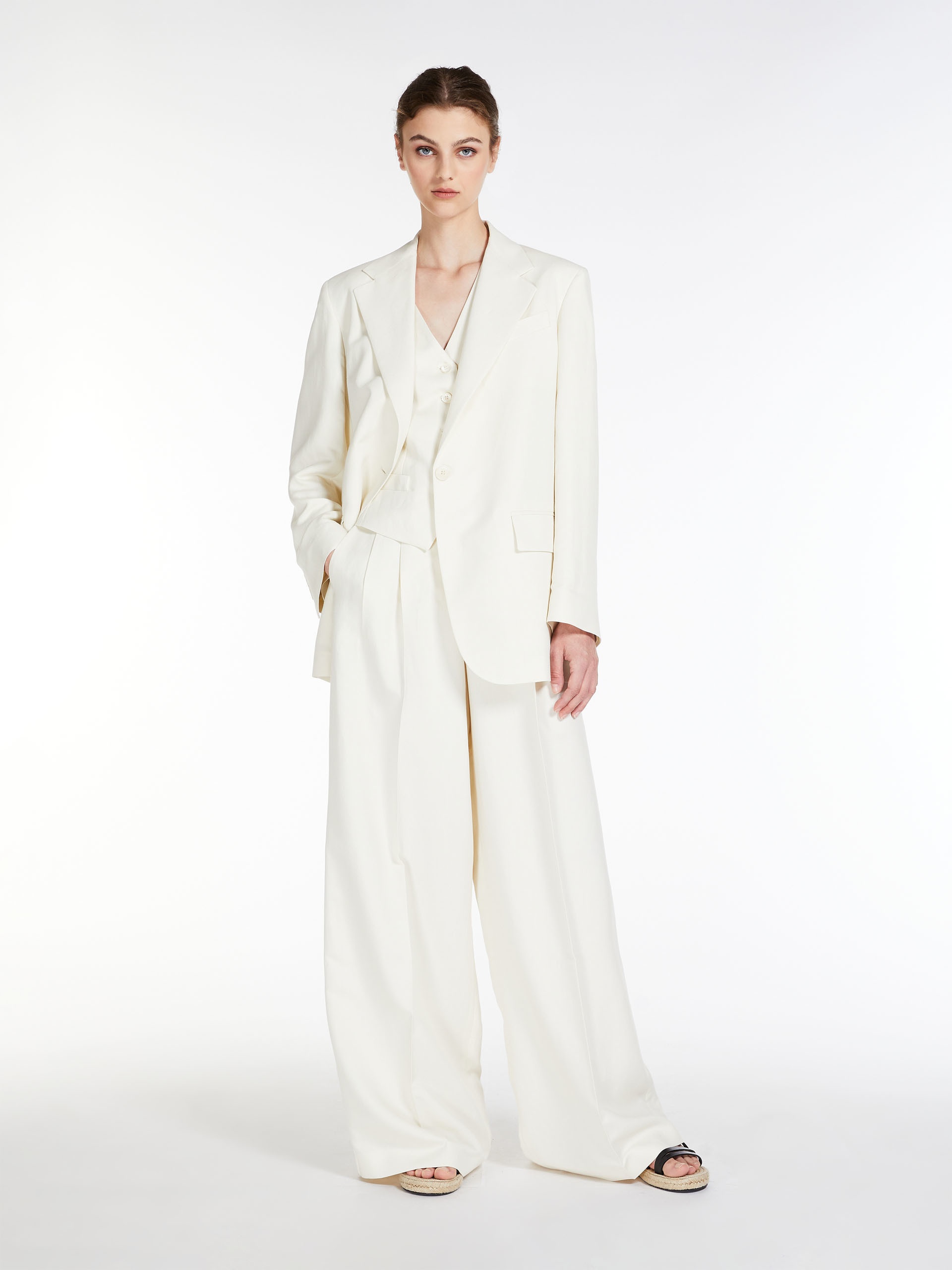 FRESIS Viscose and linen gilet - 2
