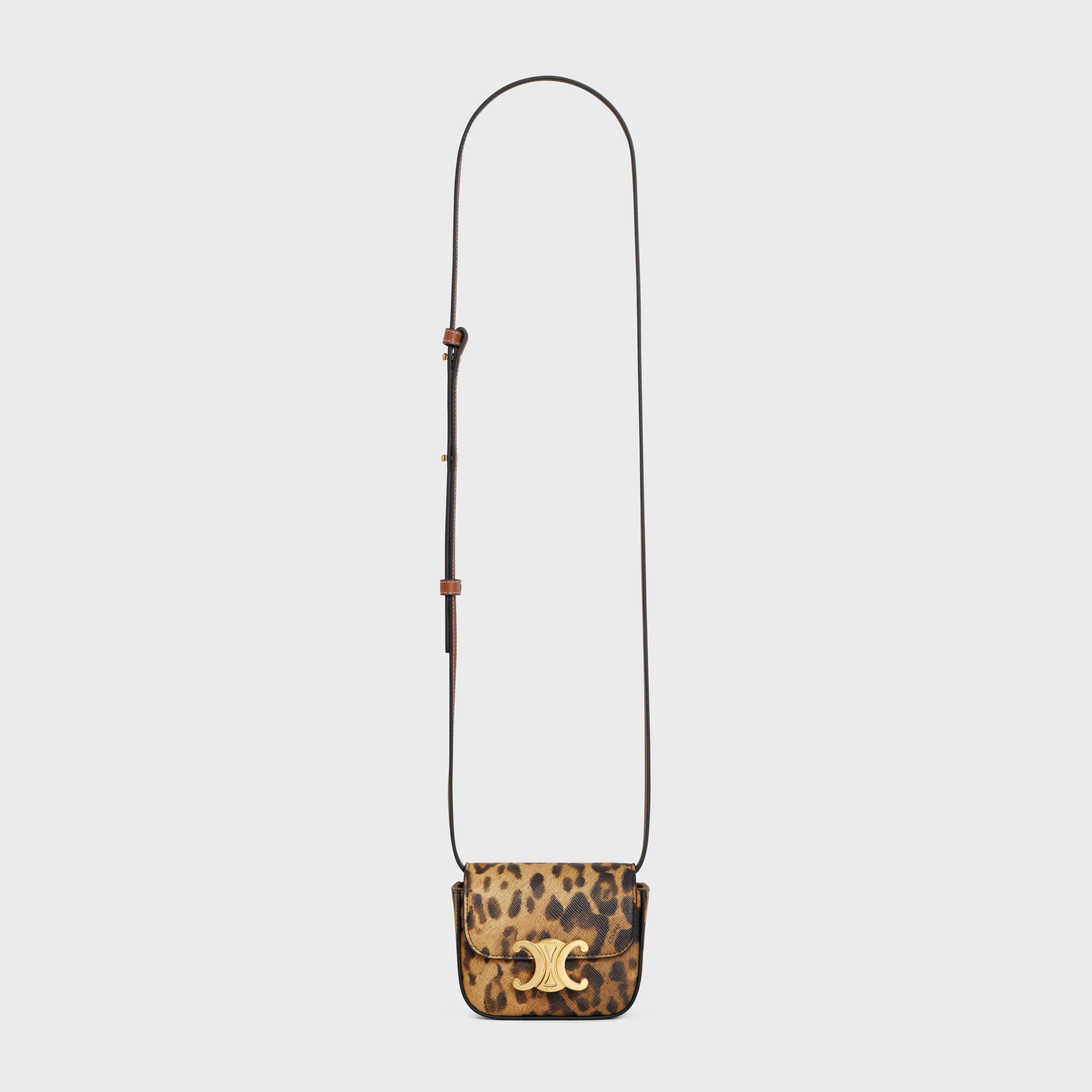 MINI CLAUDE in CELINE CANVAS WITH LEOPARD PRINT - 5
