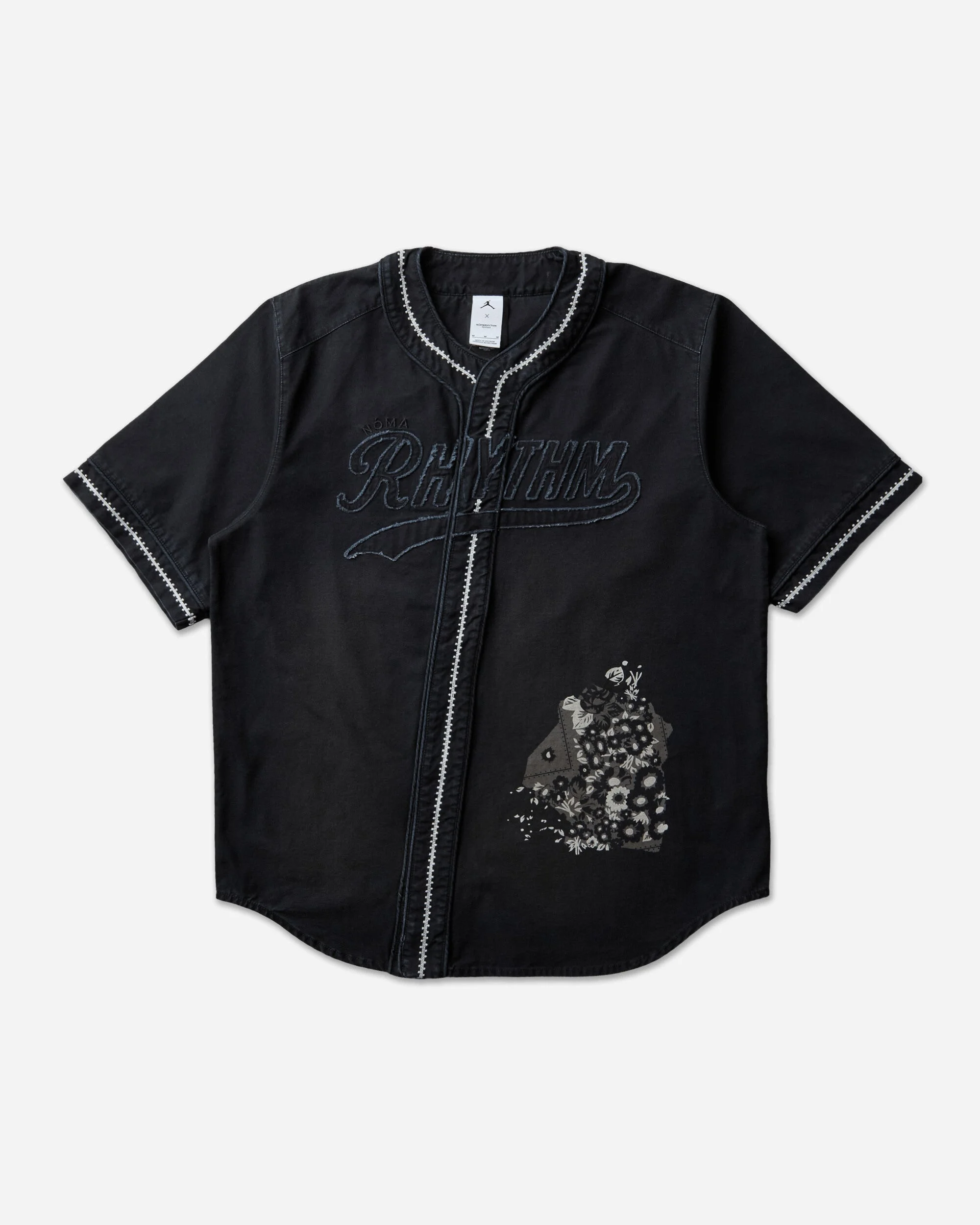 NÒMARHYTHM TEXTILE Twisted Shortsleeve Jersey Black - 1