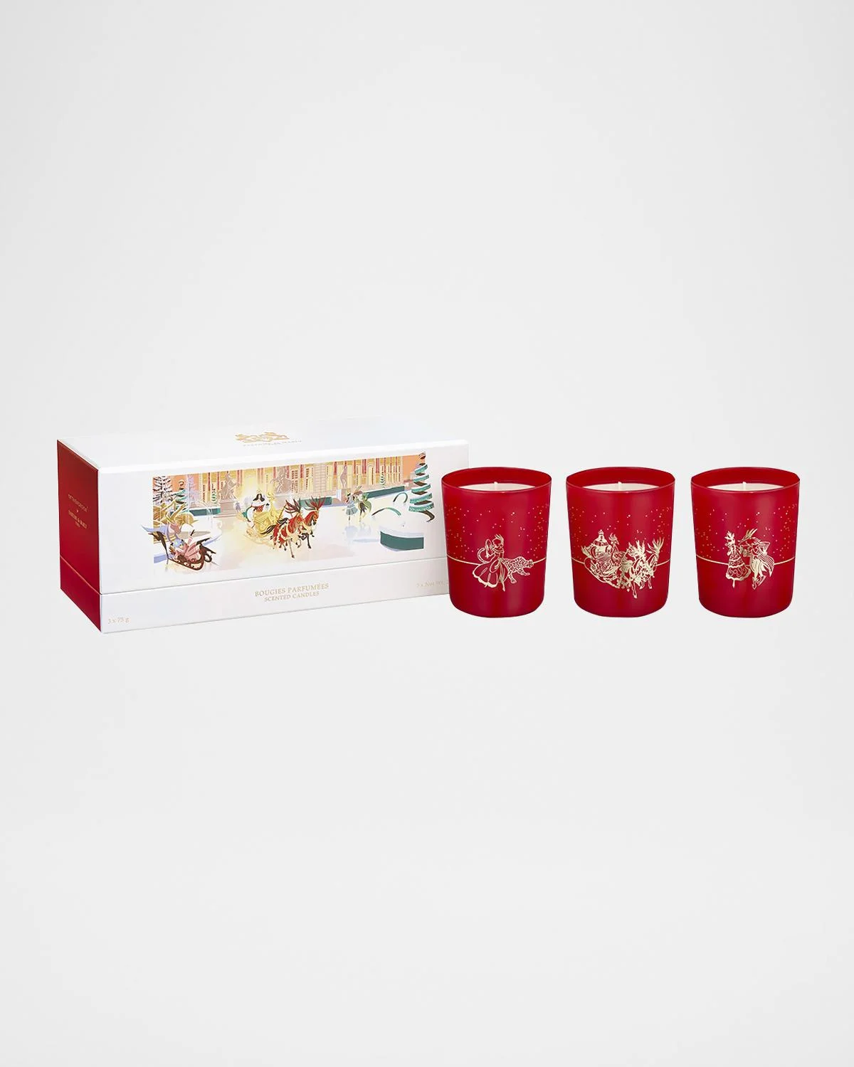 Festive Candle Trio, 3 x 75 g - 1