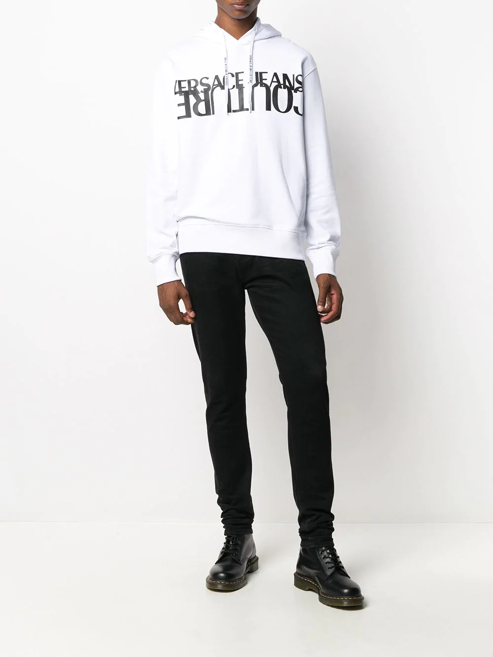 oversized logo print hoodie - 2