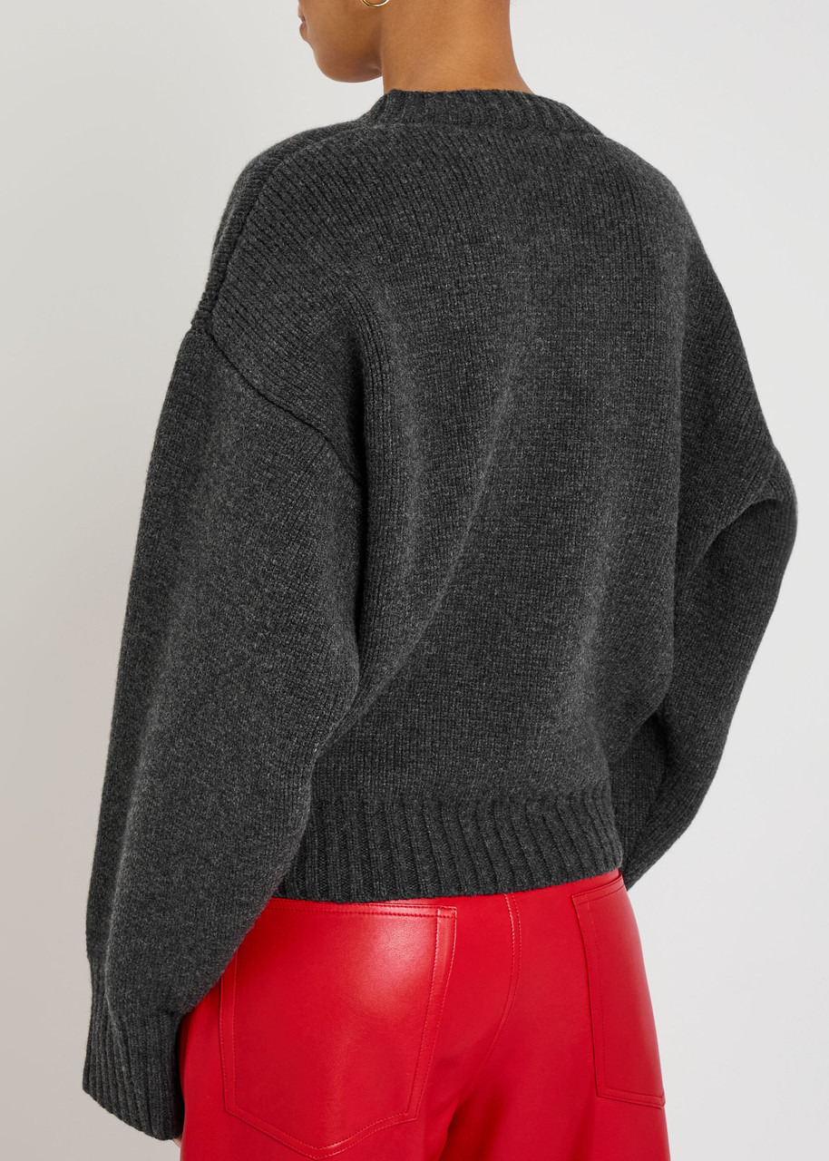 Rohe V-neck Wool Jumper - 3