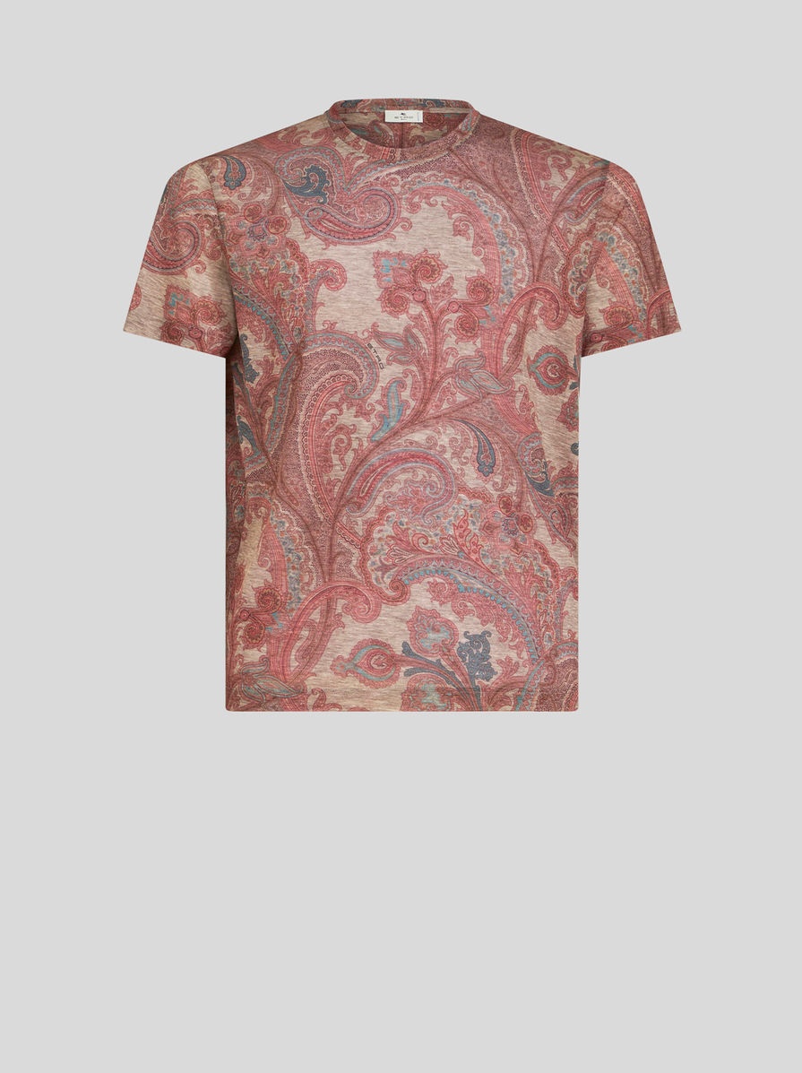PAISLEY LYOCELL T-SHIRT - 1