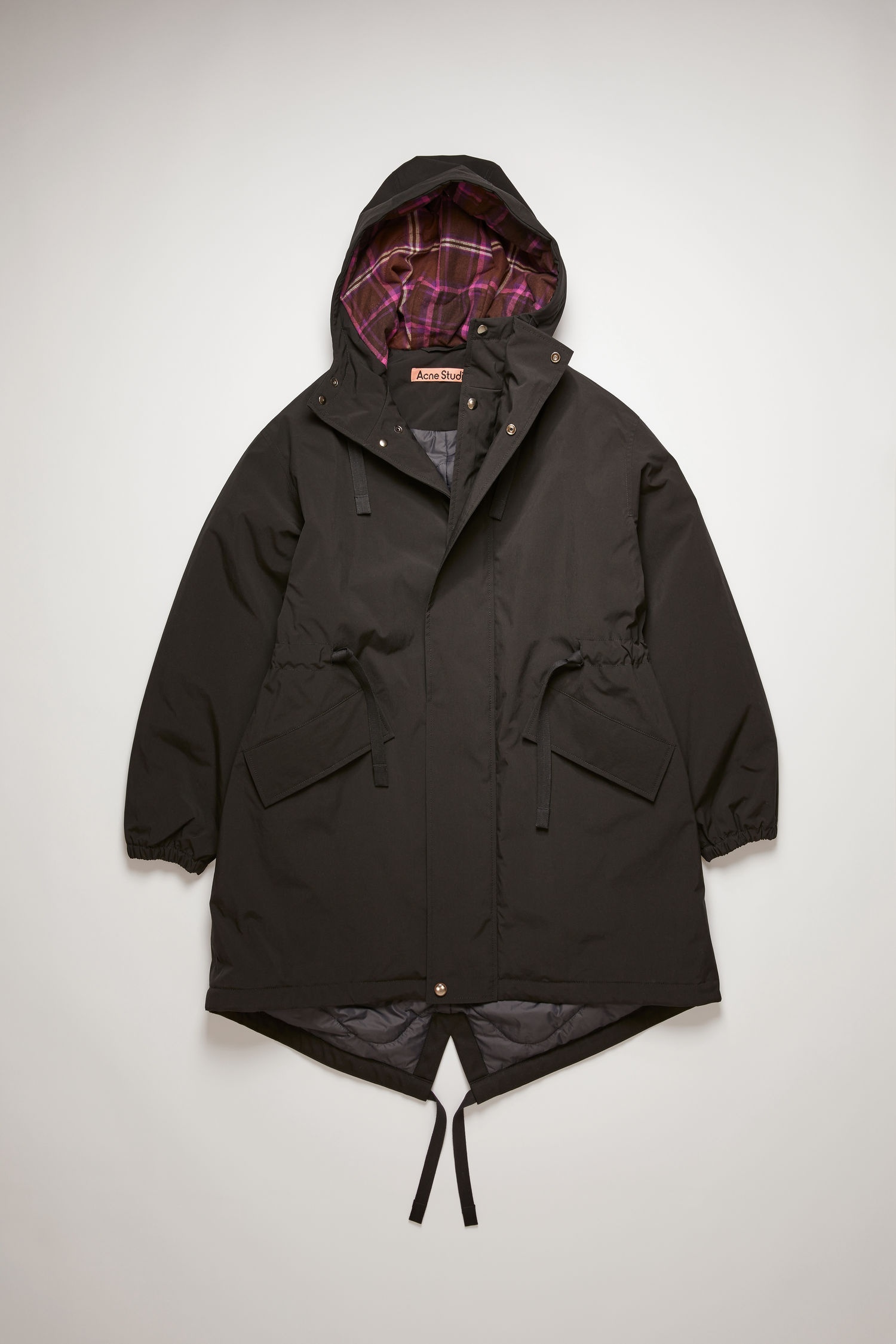 Fishtail parka black - 1