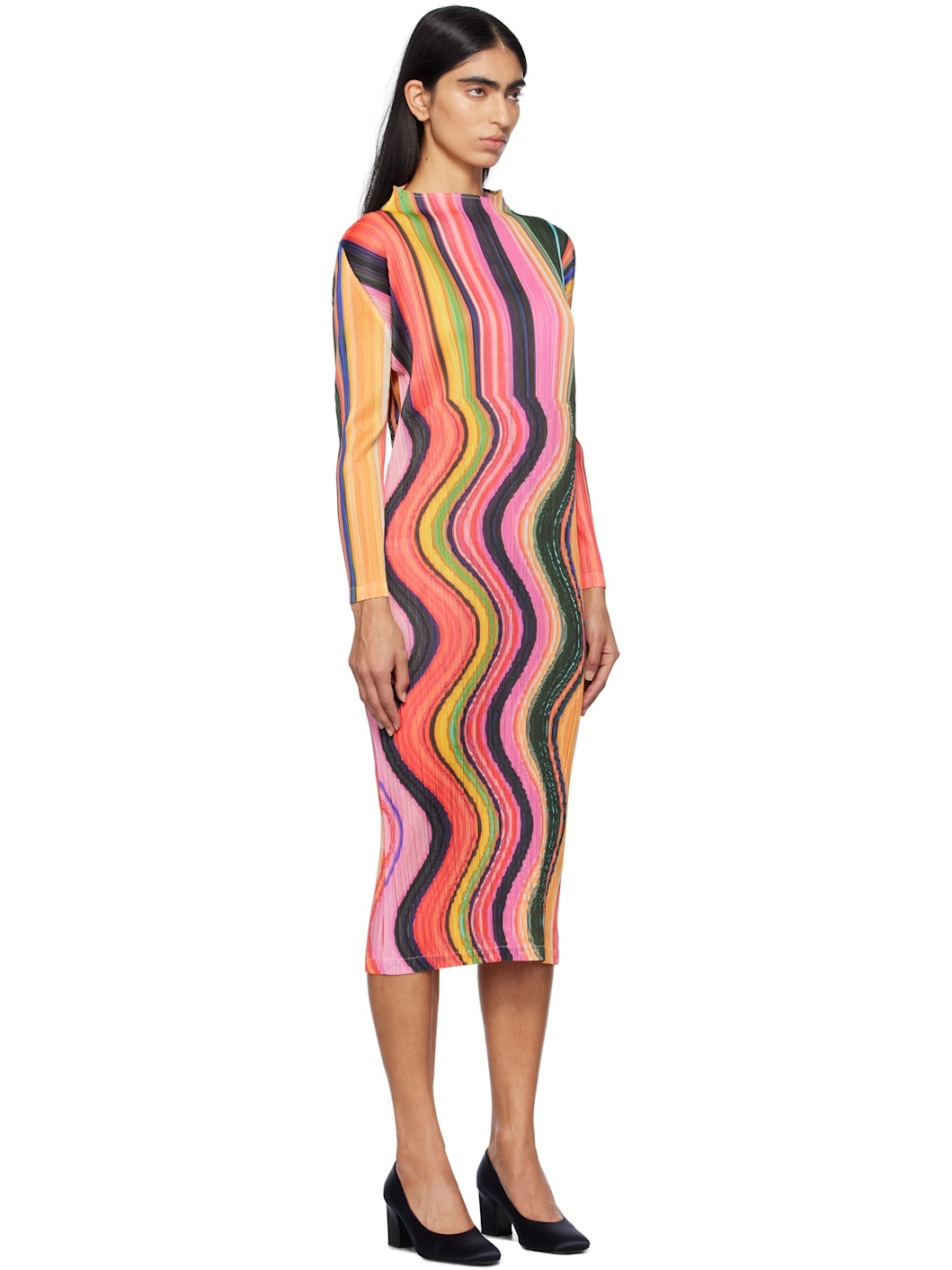 Multicolor Warp Maxi Dress - 2
