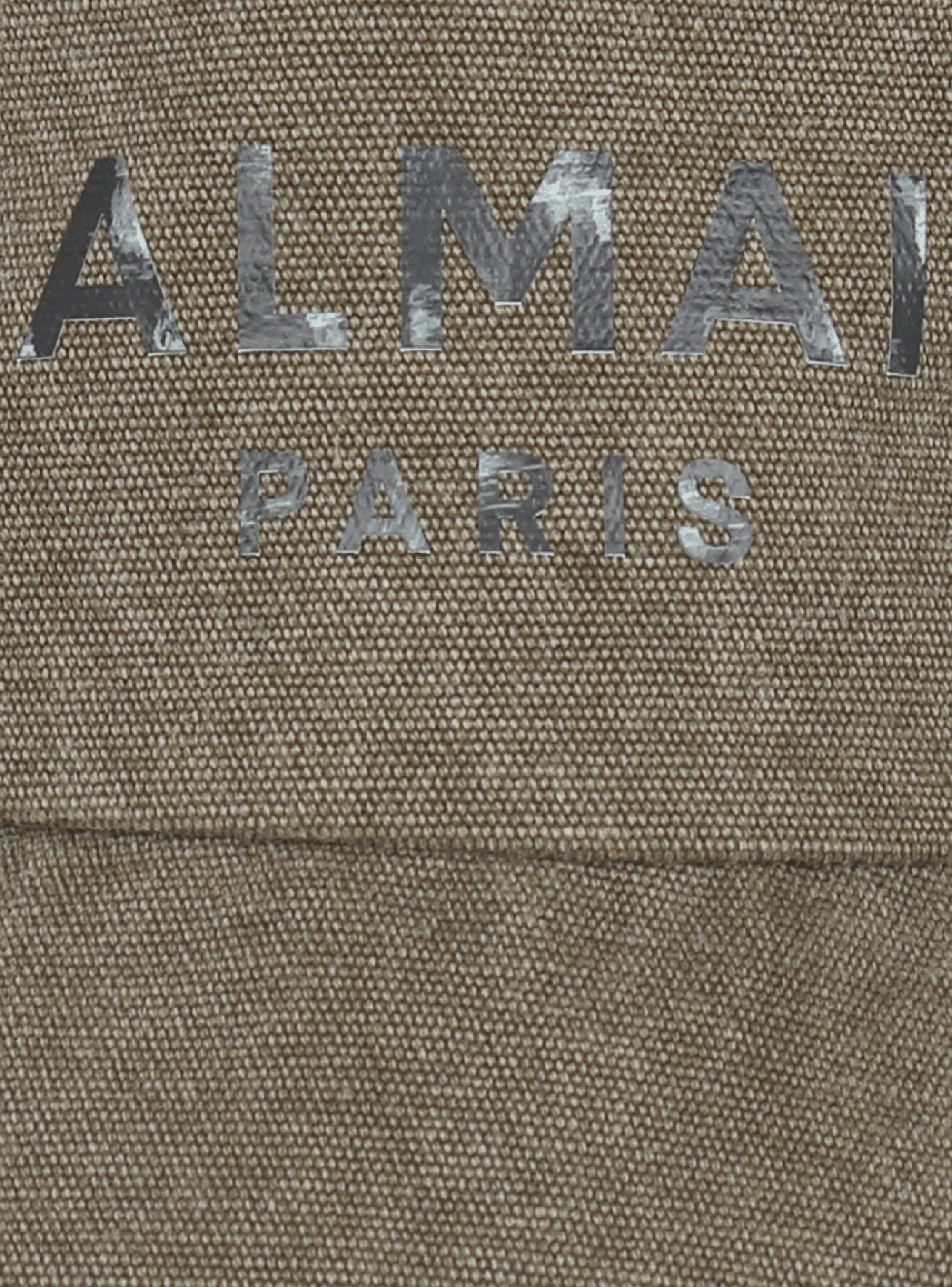 Cotton canvas bucket hat with Balmain Paris logo - 3