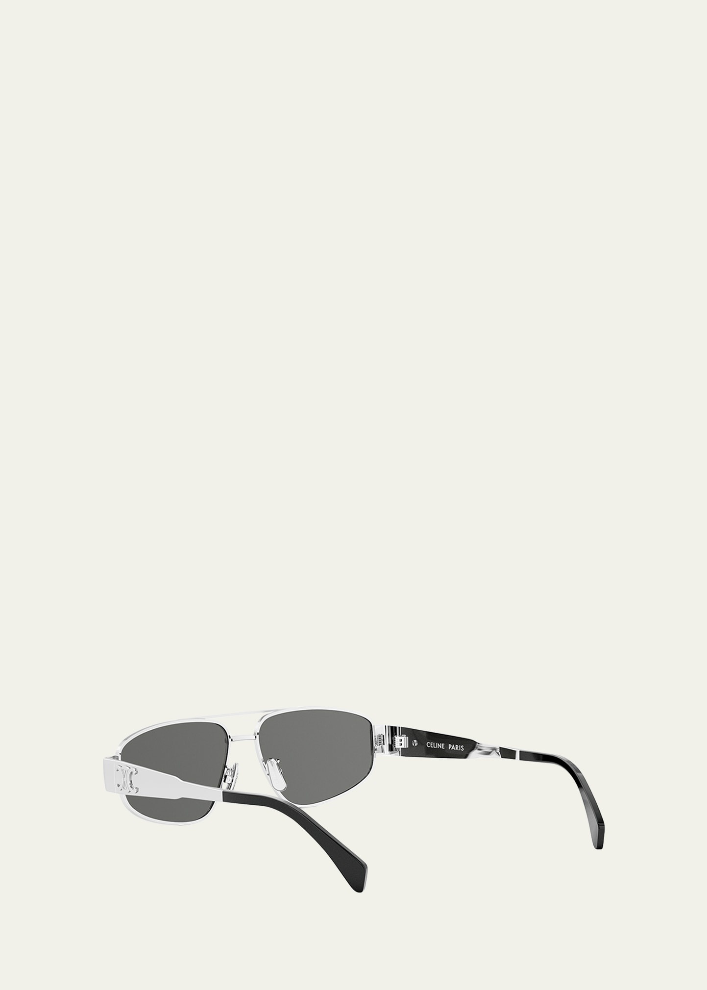 Men's Triomphe Pilot Metal Sunglasses - 3