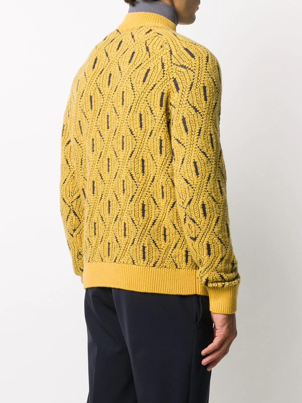 chunky cable knit jumper - 4