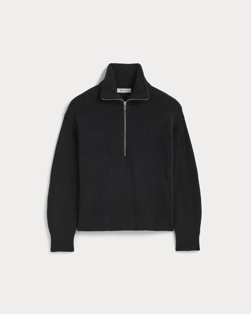 THE HALF-ZIP IN EVERYDAY COTTON - 1