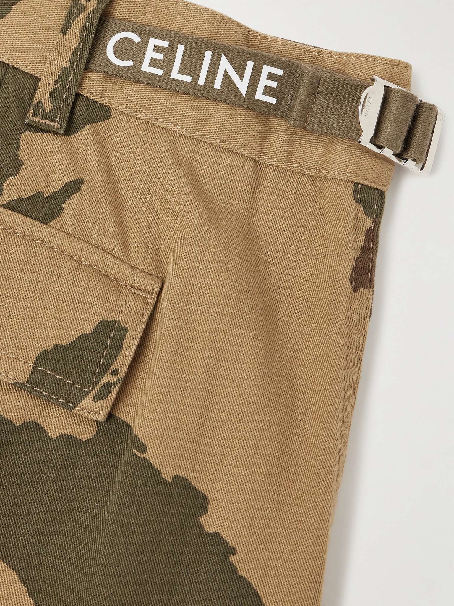 Straight-Leg Camouflage-Print Cotton-Twill Cargo Shorts - 5