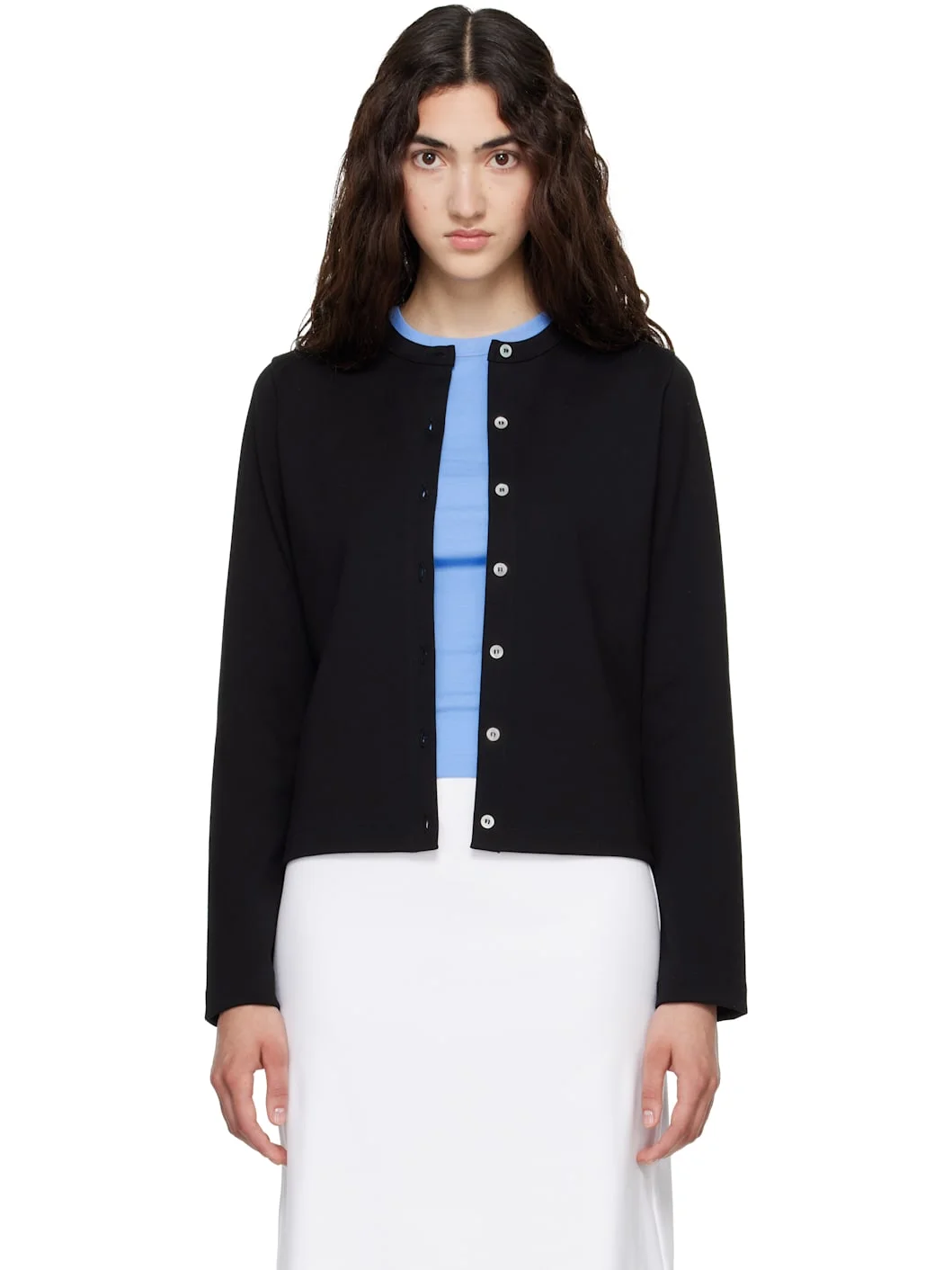 Black Poppy Cardigan - 1