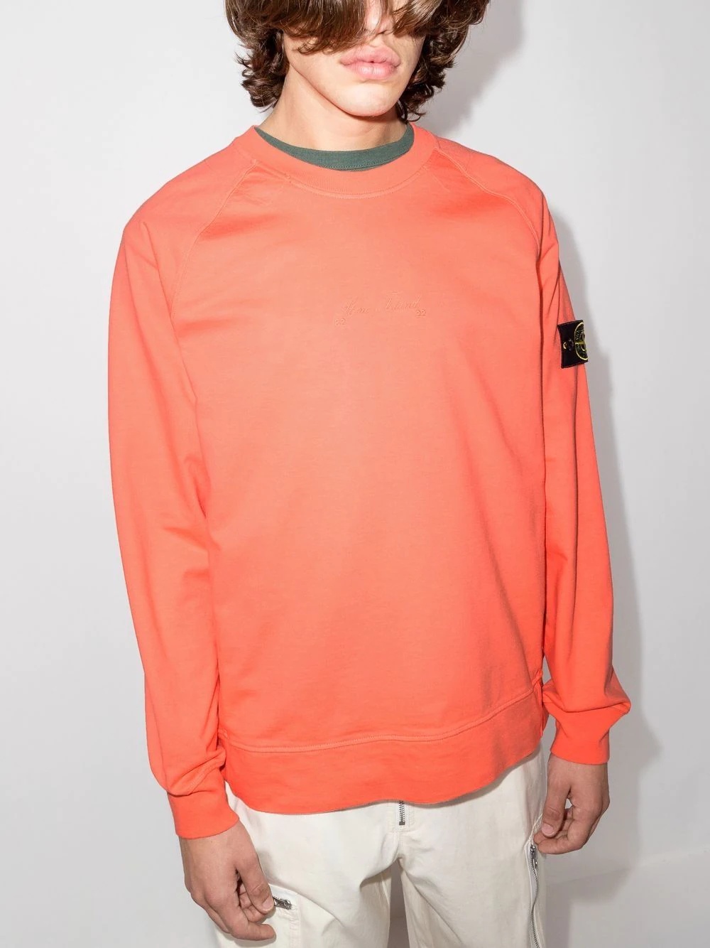 Anni logo-patch sweatshirt - 2