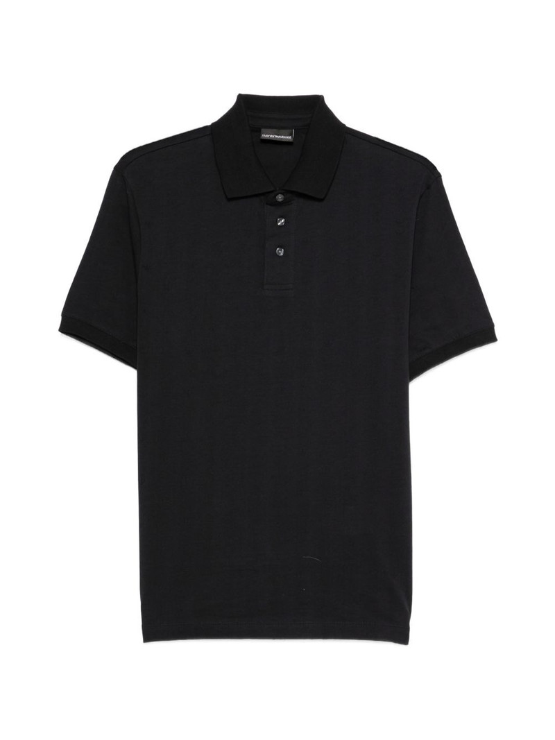 monogram-pattern polo shirt 1
