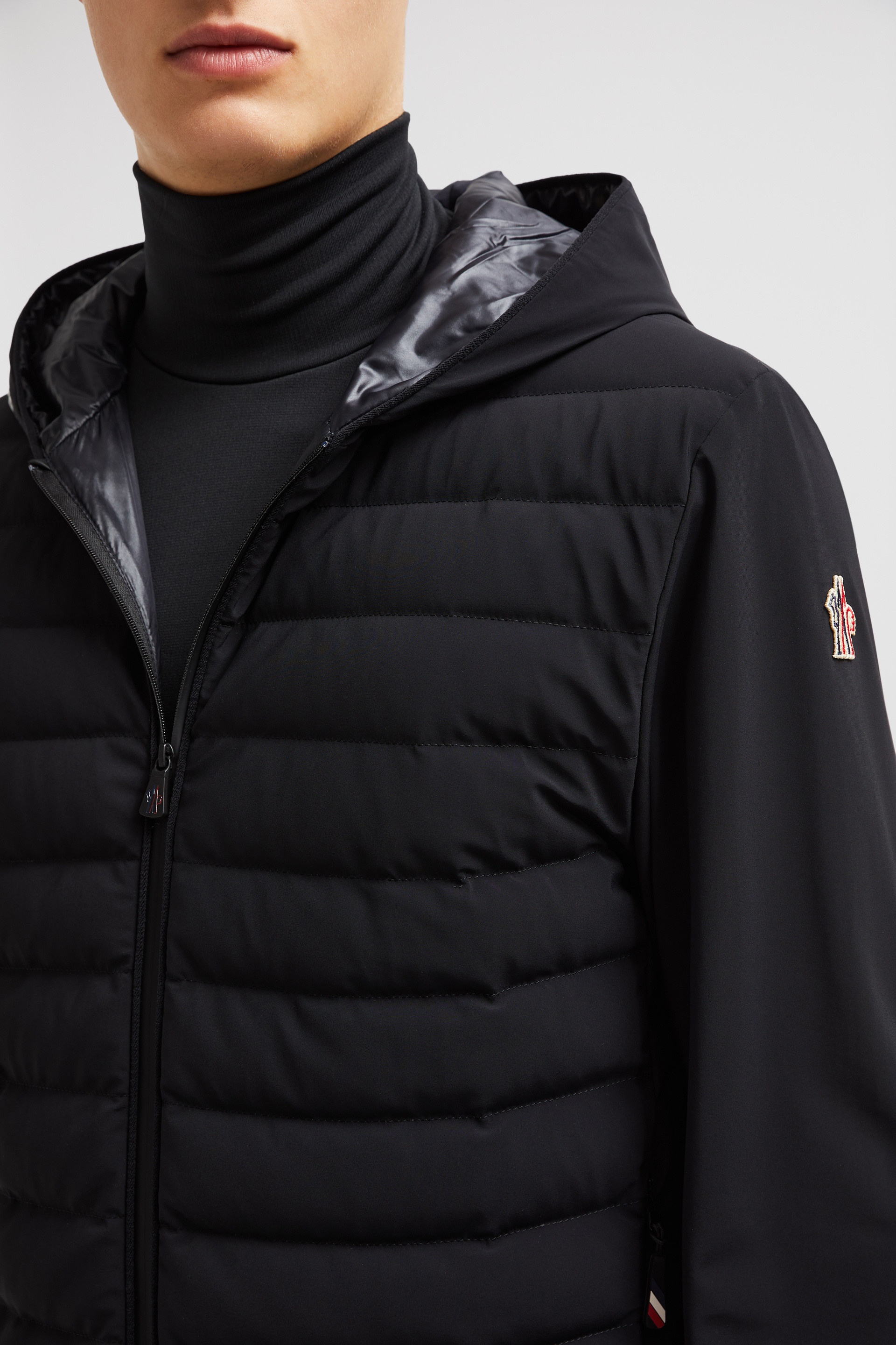 Padded Zip-Up Sweatshirt - 7