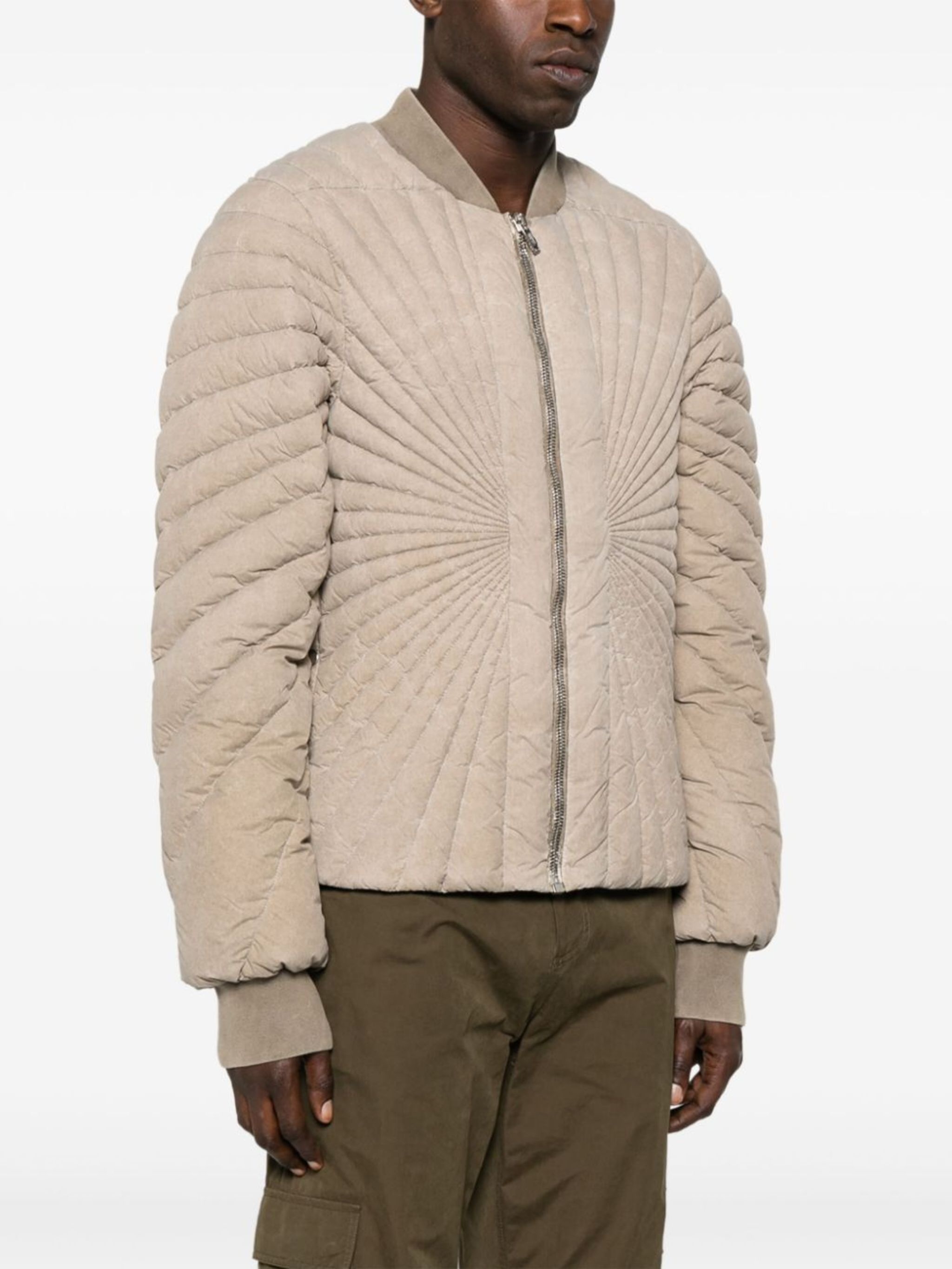 x Rick Owens Radiance Flight quilted bomber jacket - 4