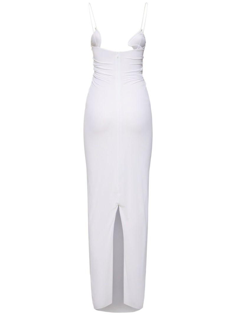 Molded Venus sheer jersey midi dress - 5