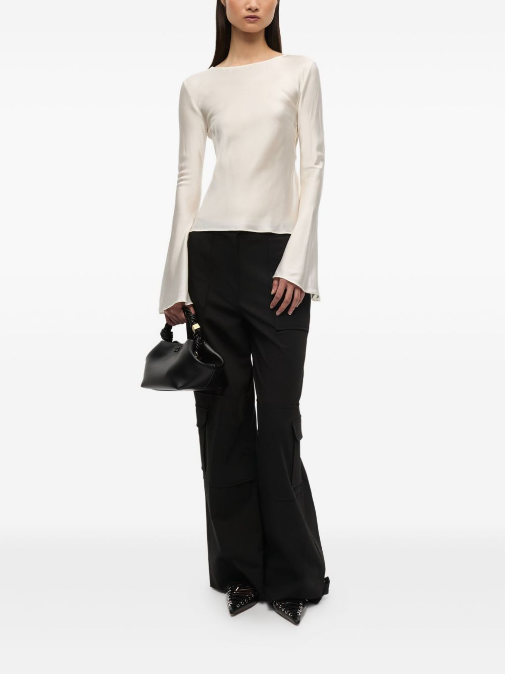 satin blouse - 2