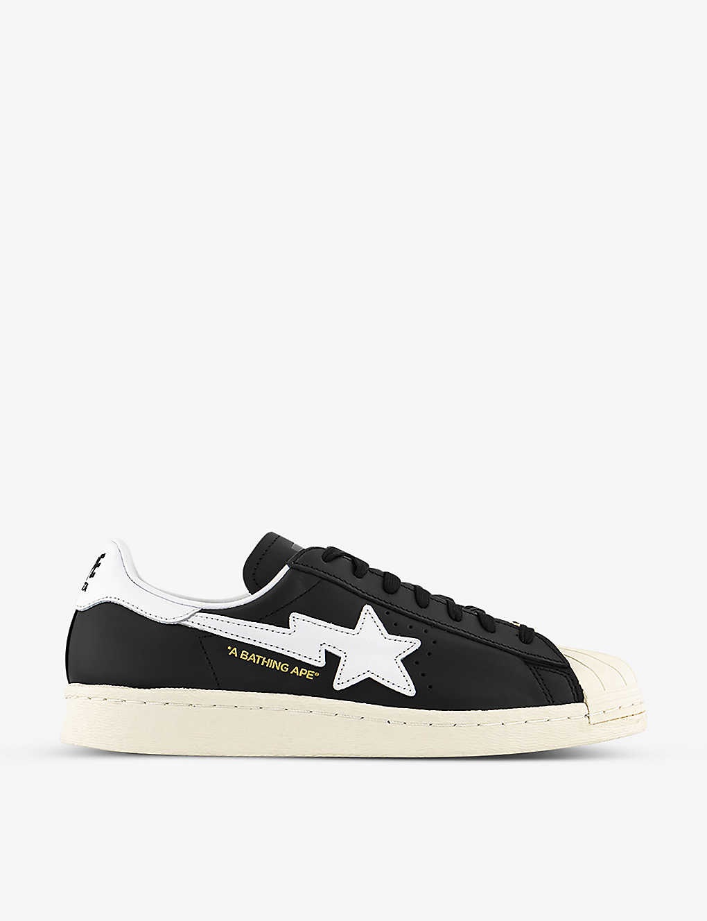 adidas x A Bathing Ape Superstar 80s leather low-top trainers - 1