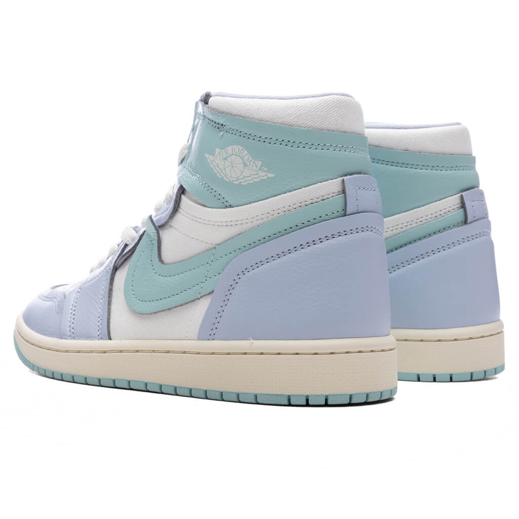 AIR JORDAN 1 HIGH MM WOMEN'S- HYDROGEN BLUE/SAIL/LIGHT DEW - 3