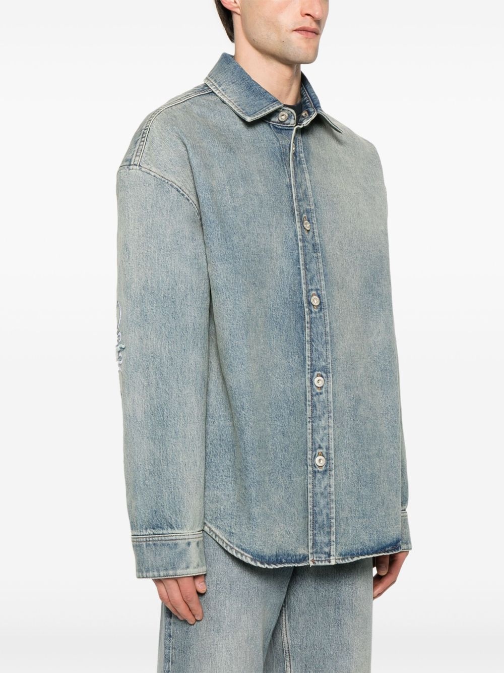 Anagram denim shirt - 3