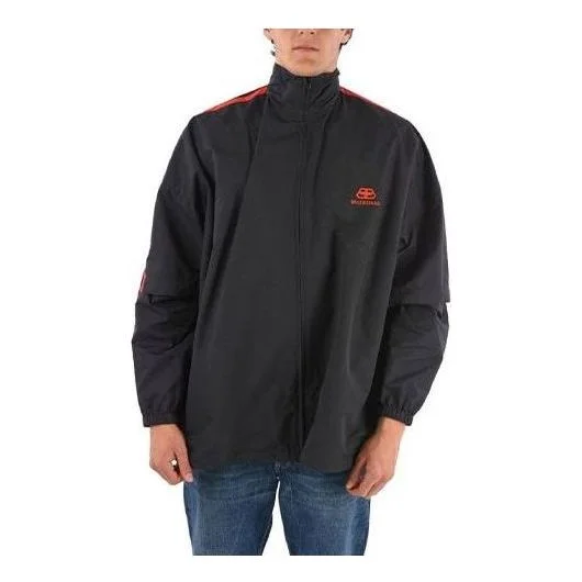 Balenciaga Double Sleeve Zip-Up Jacket 'Black' 602278TG0114100 - 1