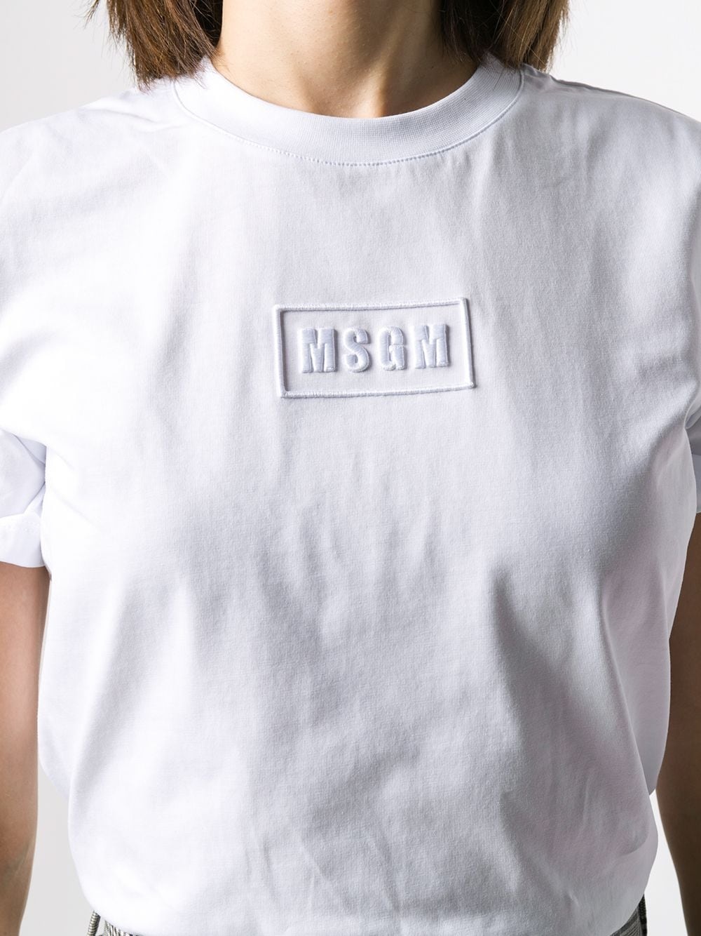 embroidered logo T-shirt - 5