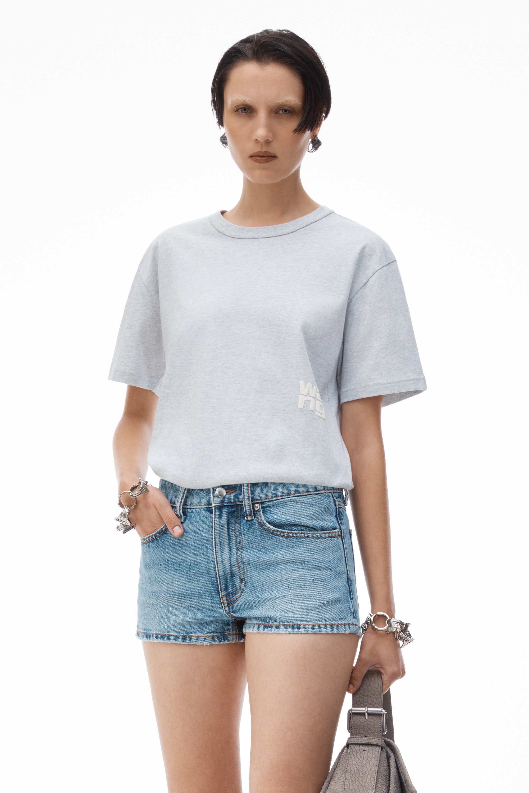 puff logo tee in cotton jersey - 2