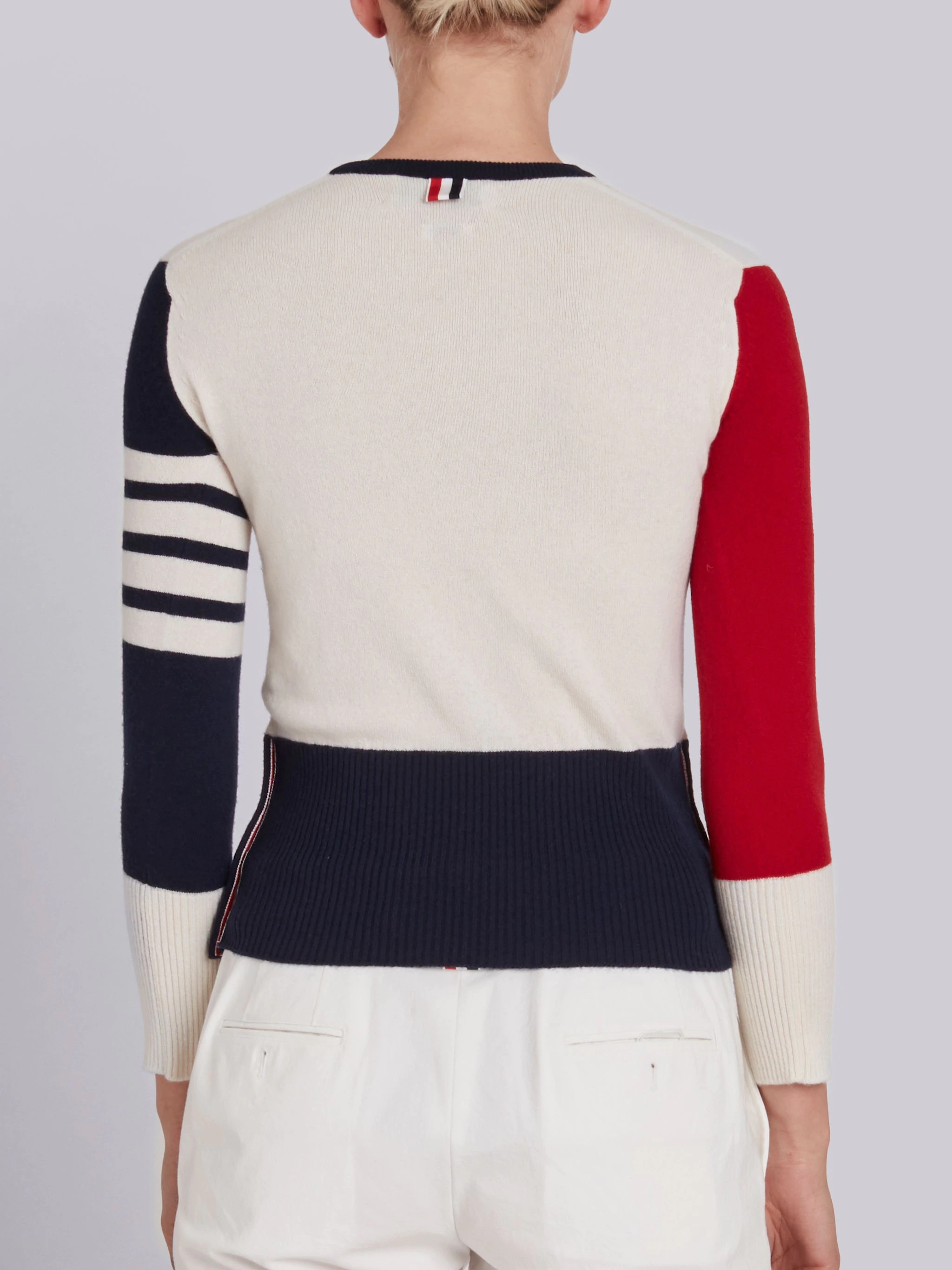 Contrast Stripe Pullover - 4