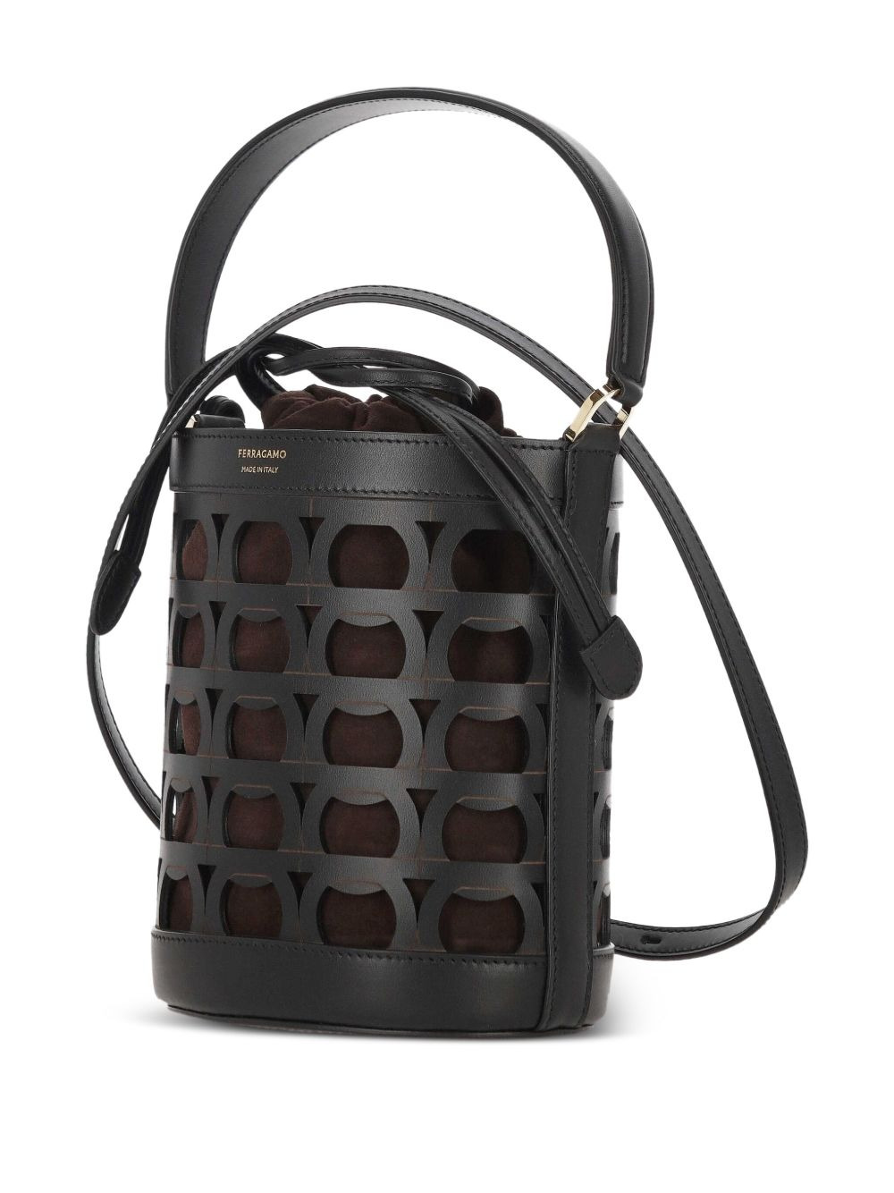 cut-out bucket bag - 2
