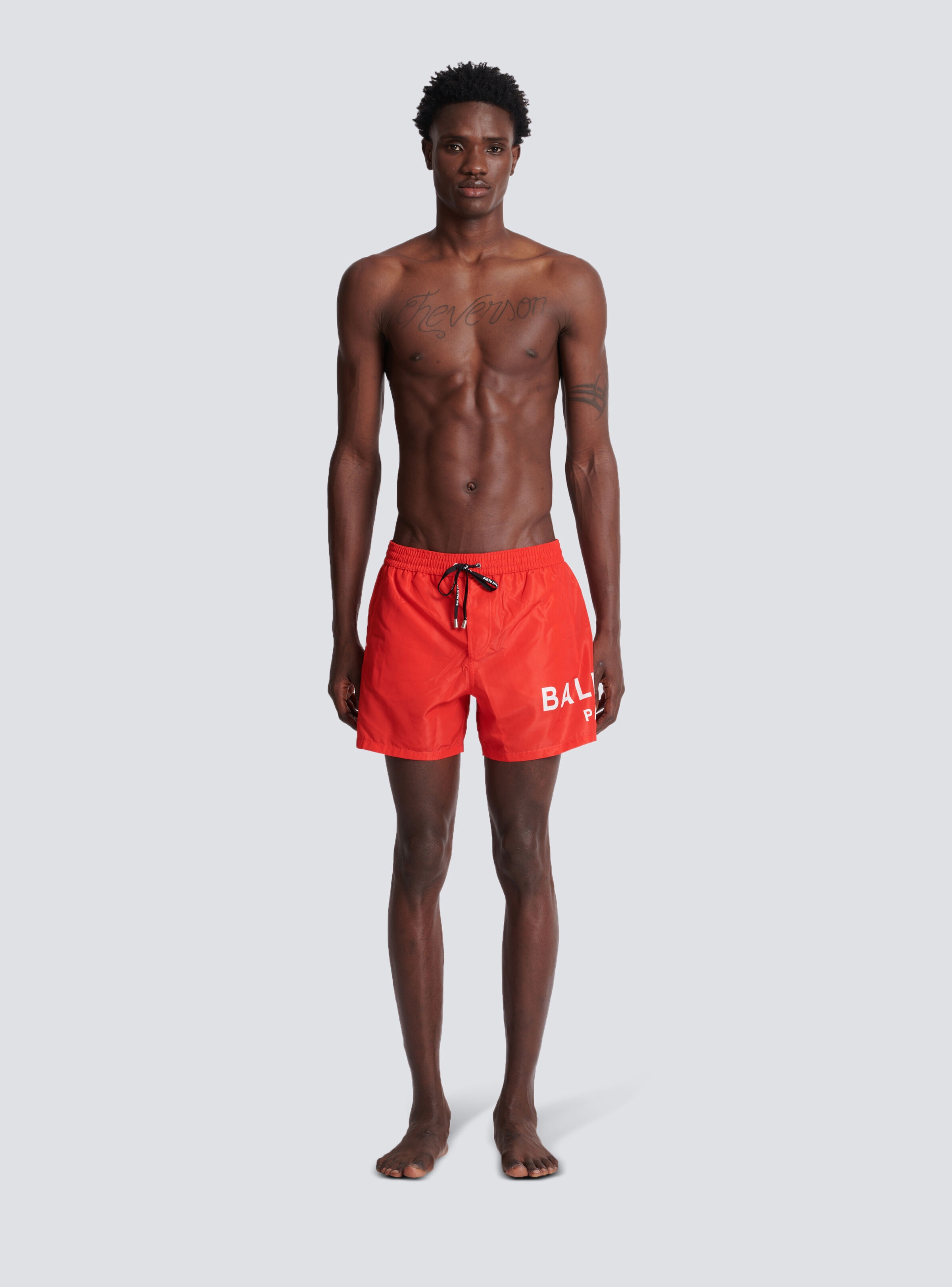 Balmain logo swim shorts - 2