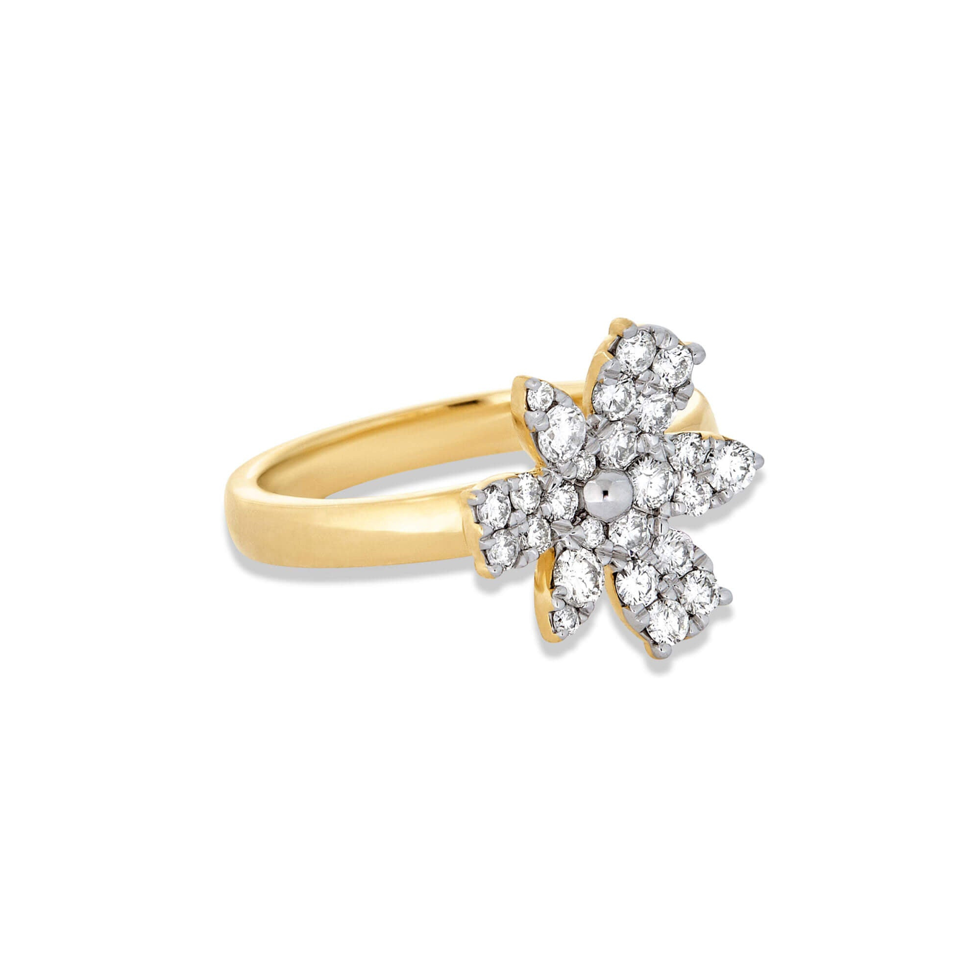 Diamond Magnolia Ring - 3
