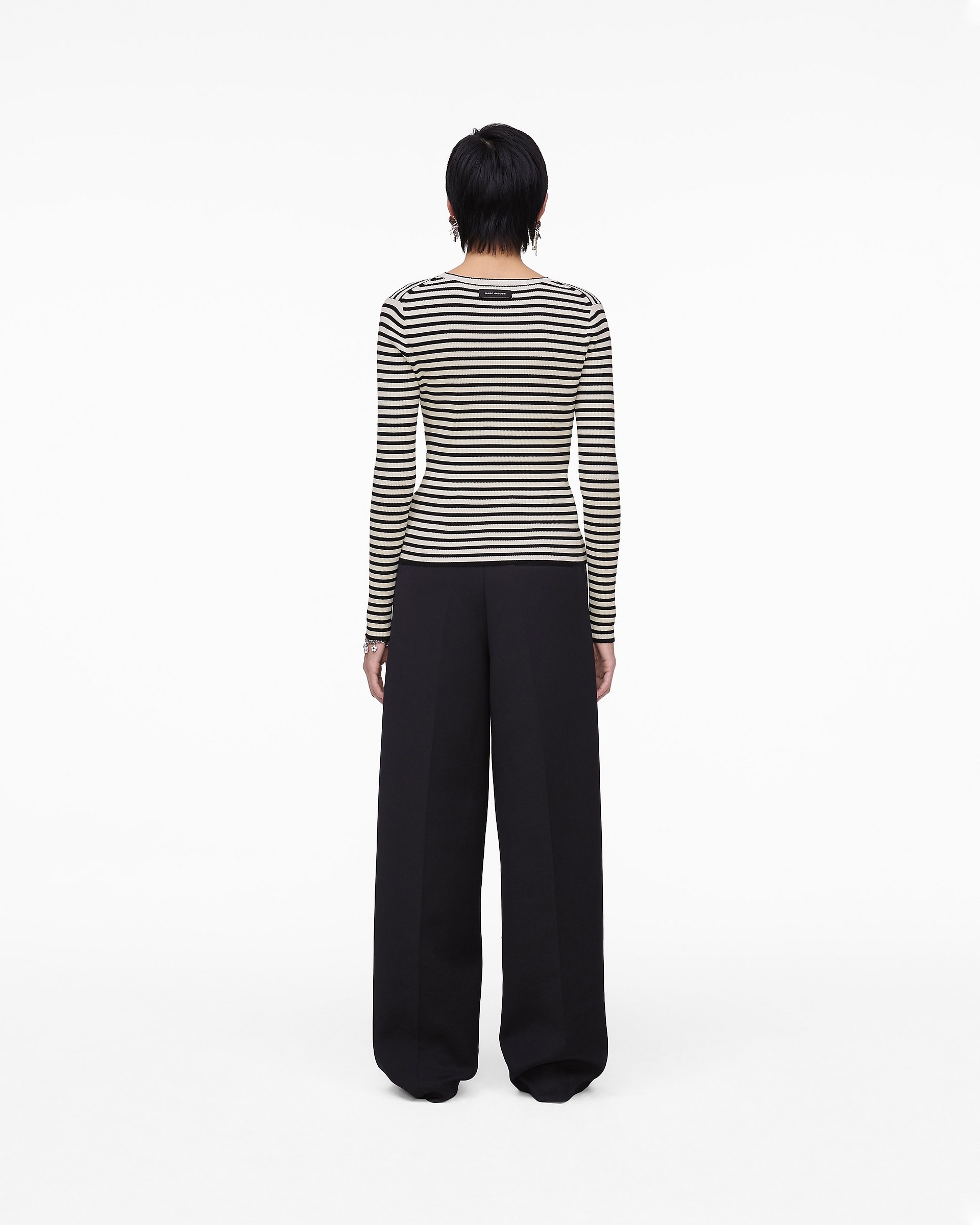 SEAMED UP KNIT CREWNECK - 4
