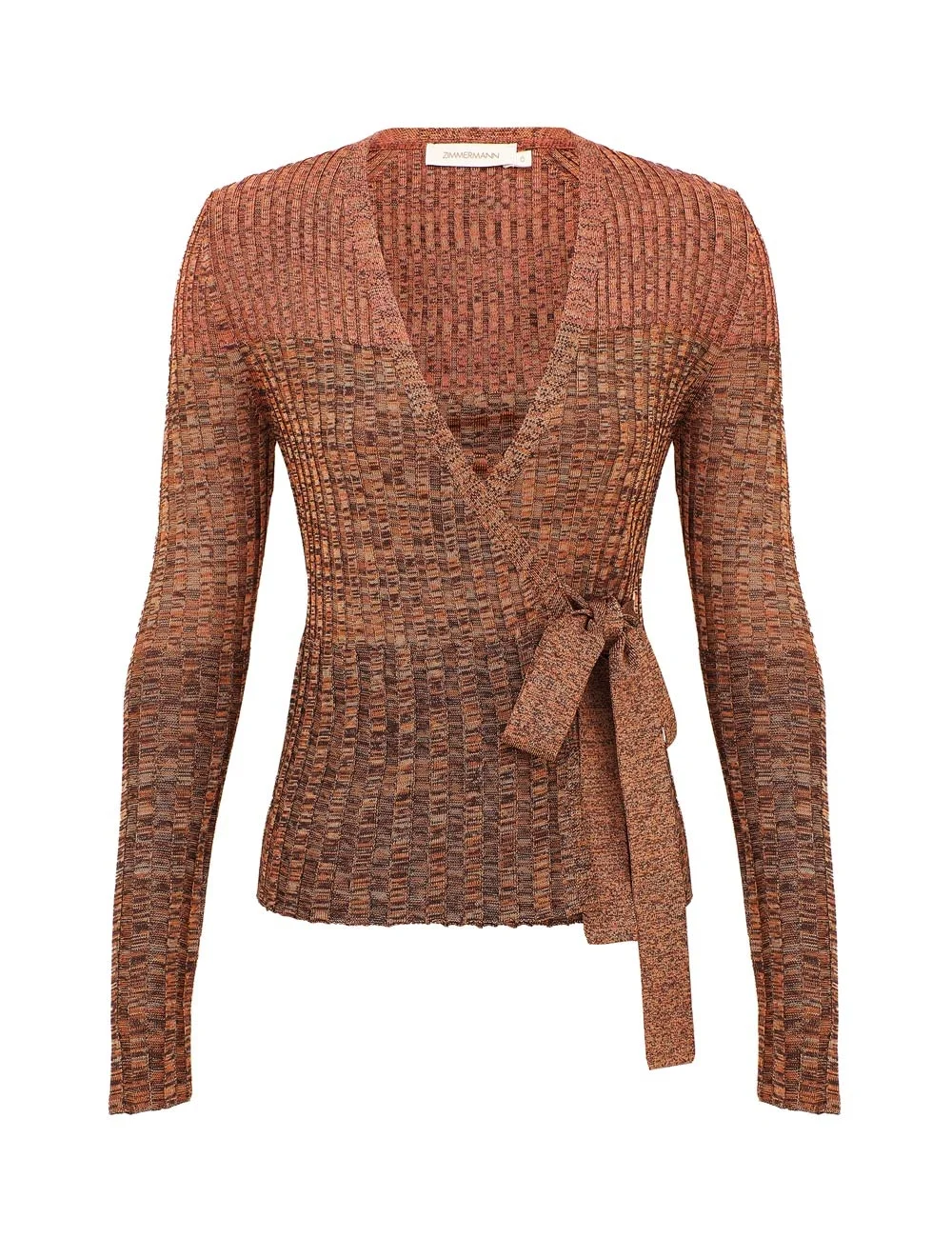 MOULINE RIB WRAP TOP - 1