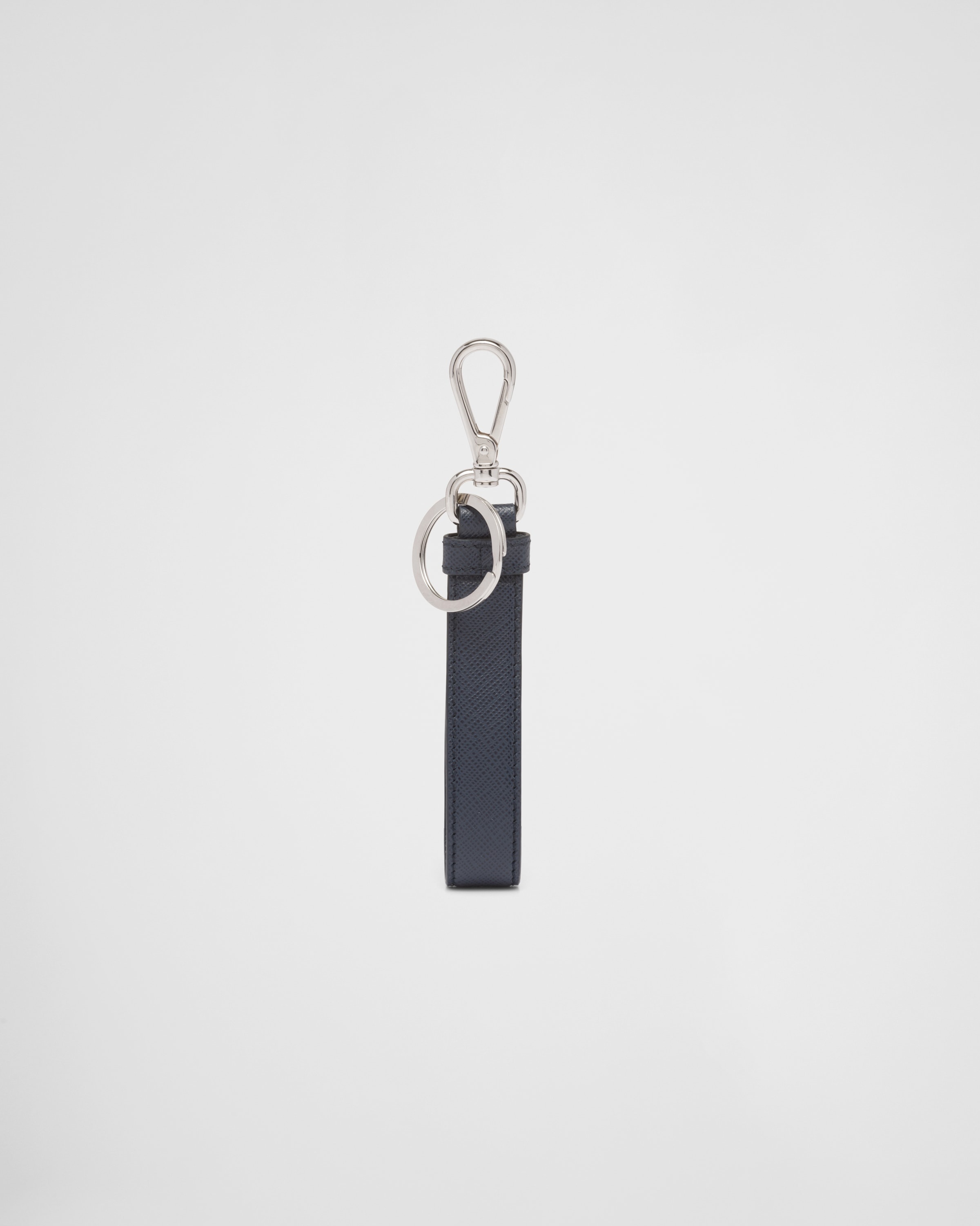 Saffiano Leather Keychain - 3