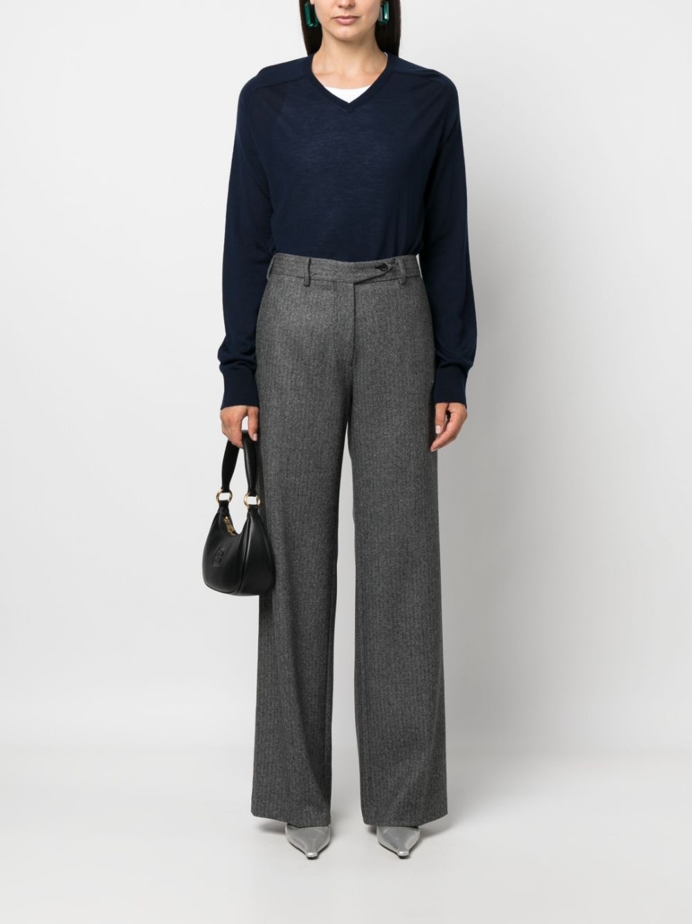 logo-patch virgin-wool jumper - 2
