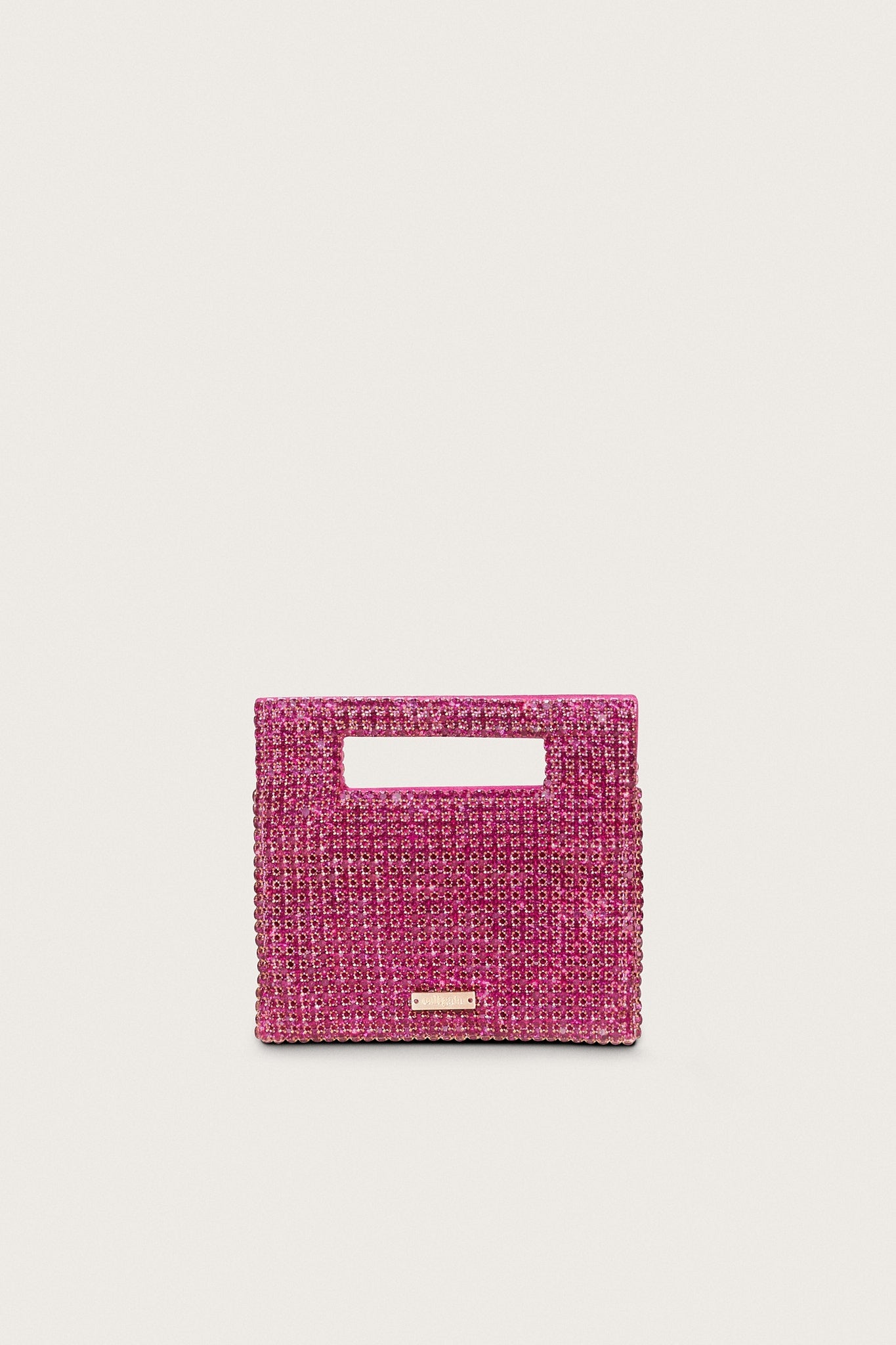 LUCINDA NANO RHINESTONE CLUTCH - 1