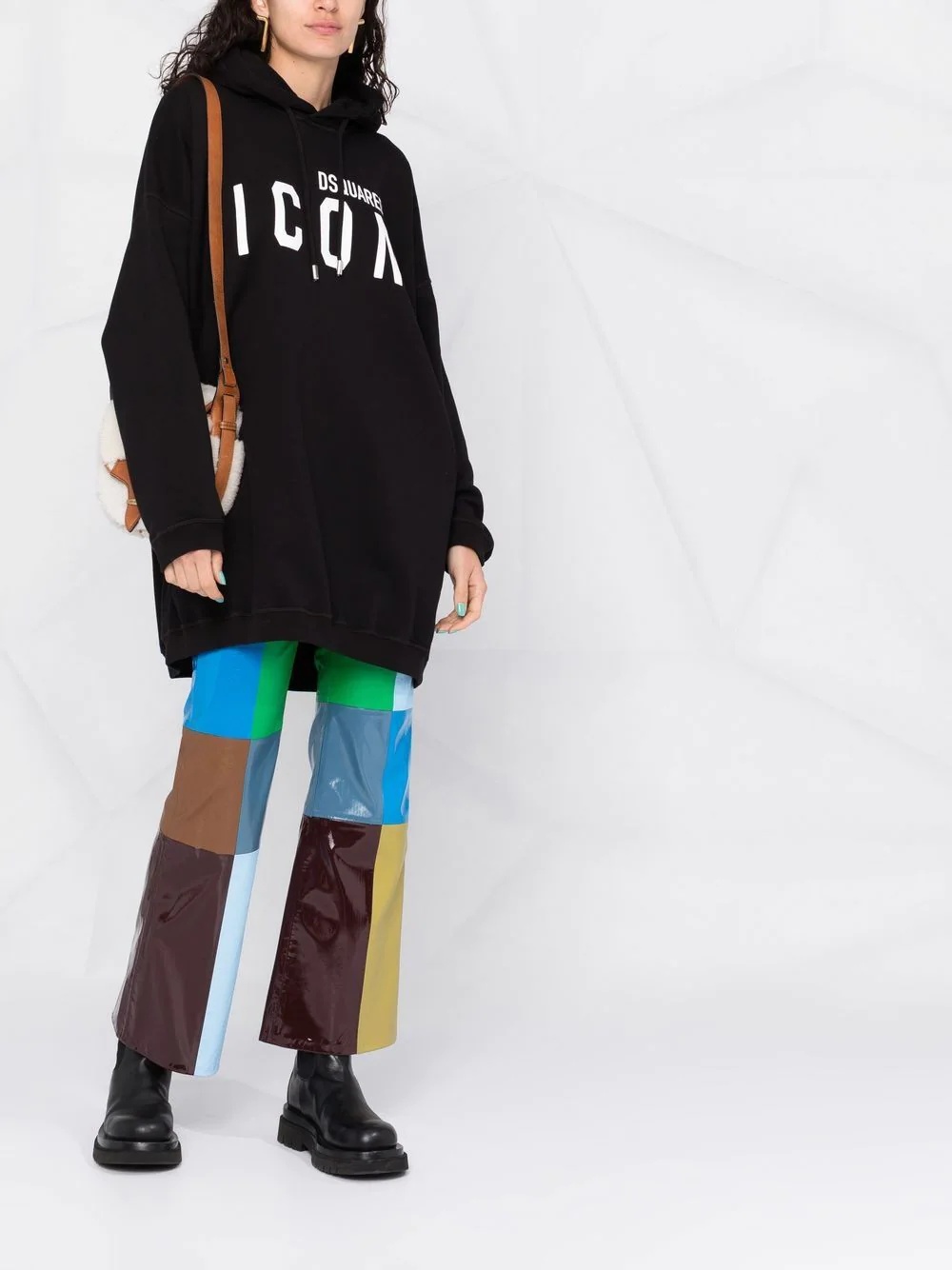 logo-print hoodie - 2