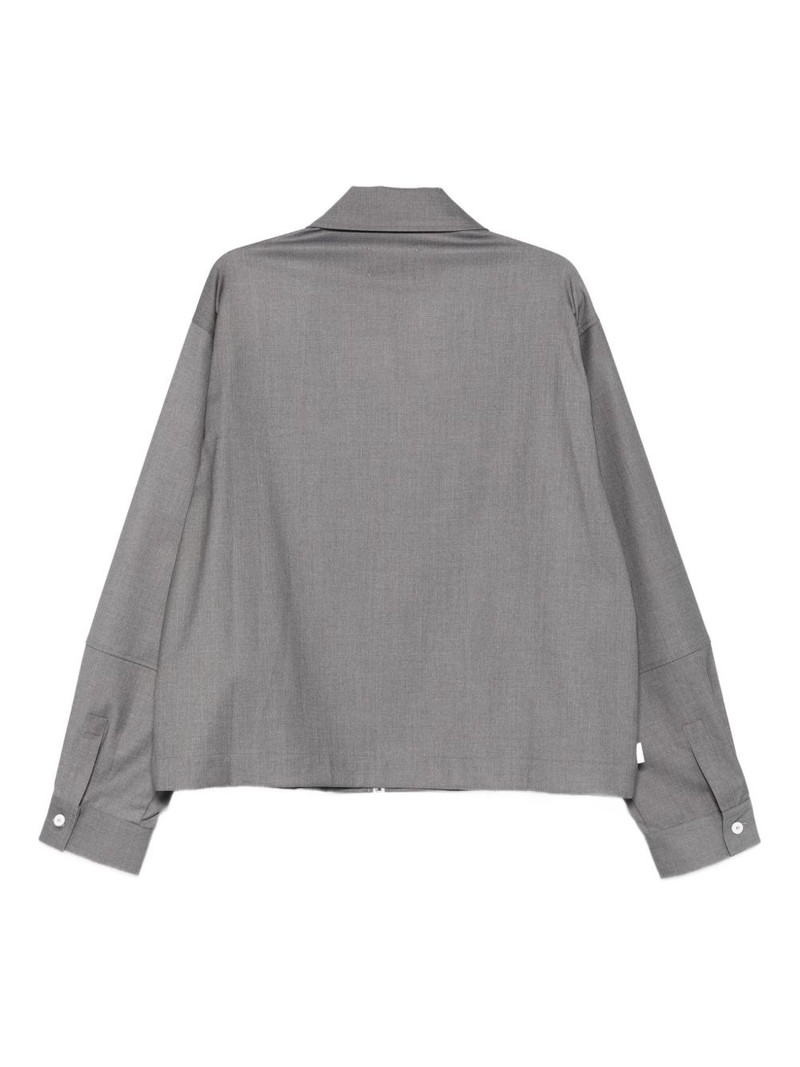 BONSAI logo-embroidered zip-up jacket outlook